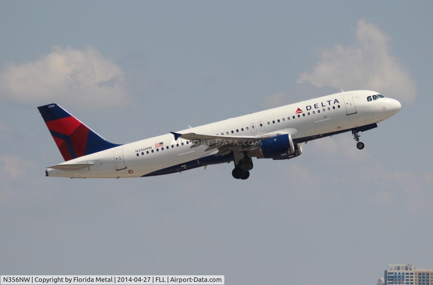 N356NW, 1998 Airbus A320-212 C/N 818, Delta