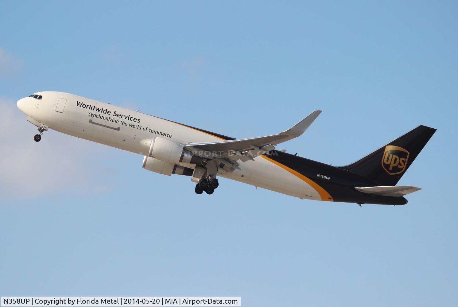N358UP, 2013 Boeing 767-34AF/ER C/N 37864, UPS 767-300
