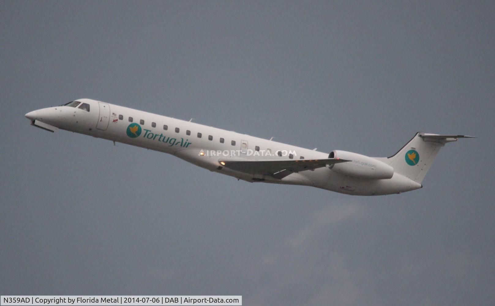 N359AD, 1999 Embraer EMB-145EP (ERJ-145EP) C/N 145169, Tortugair leased by a NASCAR team