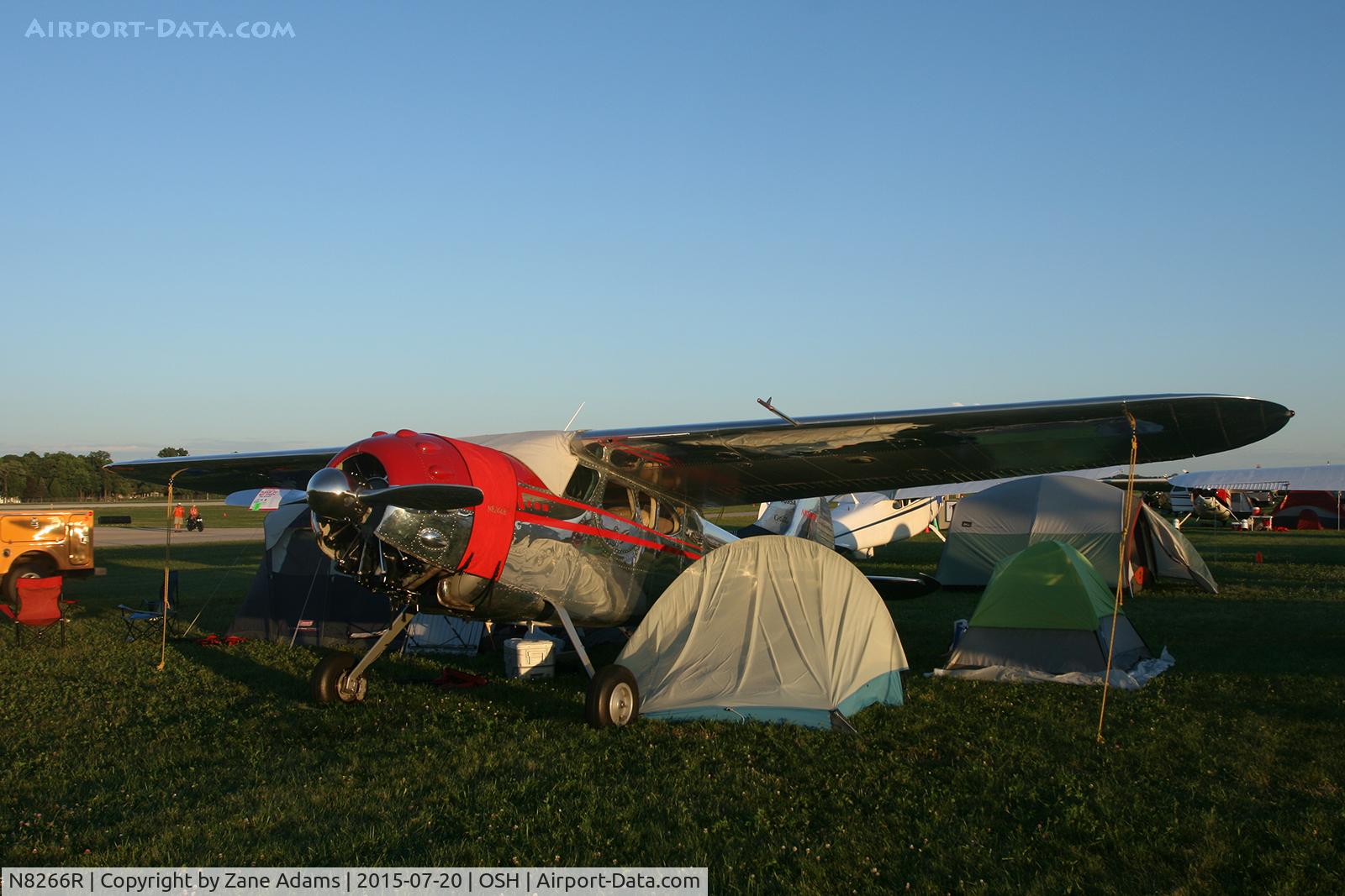 N8266R, 1949 Cessna 195 C/N 7550, 2015 EAA AirVenture - Oshkosh, Wisconsin