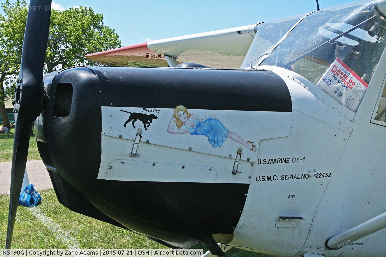 N5190G, 1951 Cessna 305A C/N 22452, 2015 EAA AirVenture - Oshkosh, Wisconsin