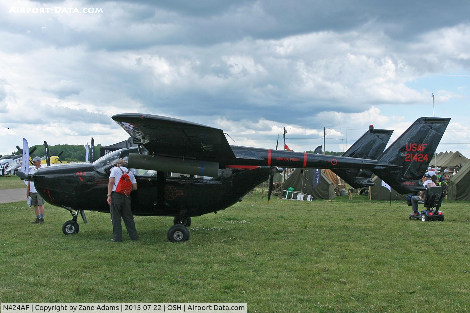 N424AF, 1967 Cessna O-2A Super Skymaster C/N 337M-0130, 2015 EAA AirVenture - Oshkosh, Wisconsin