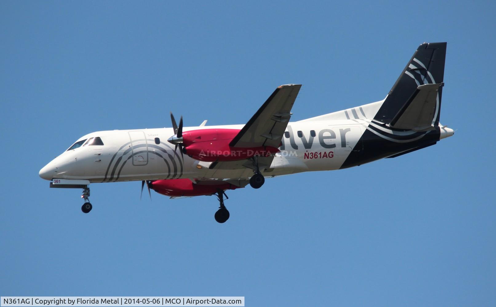 N361AG, 1998 Saab 340B C/N 340B-451, Silver Airways