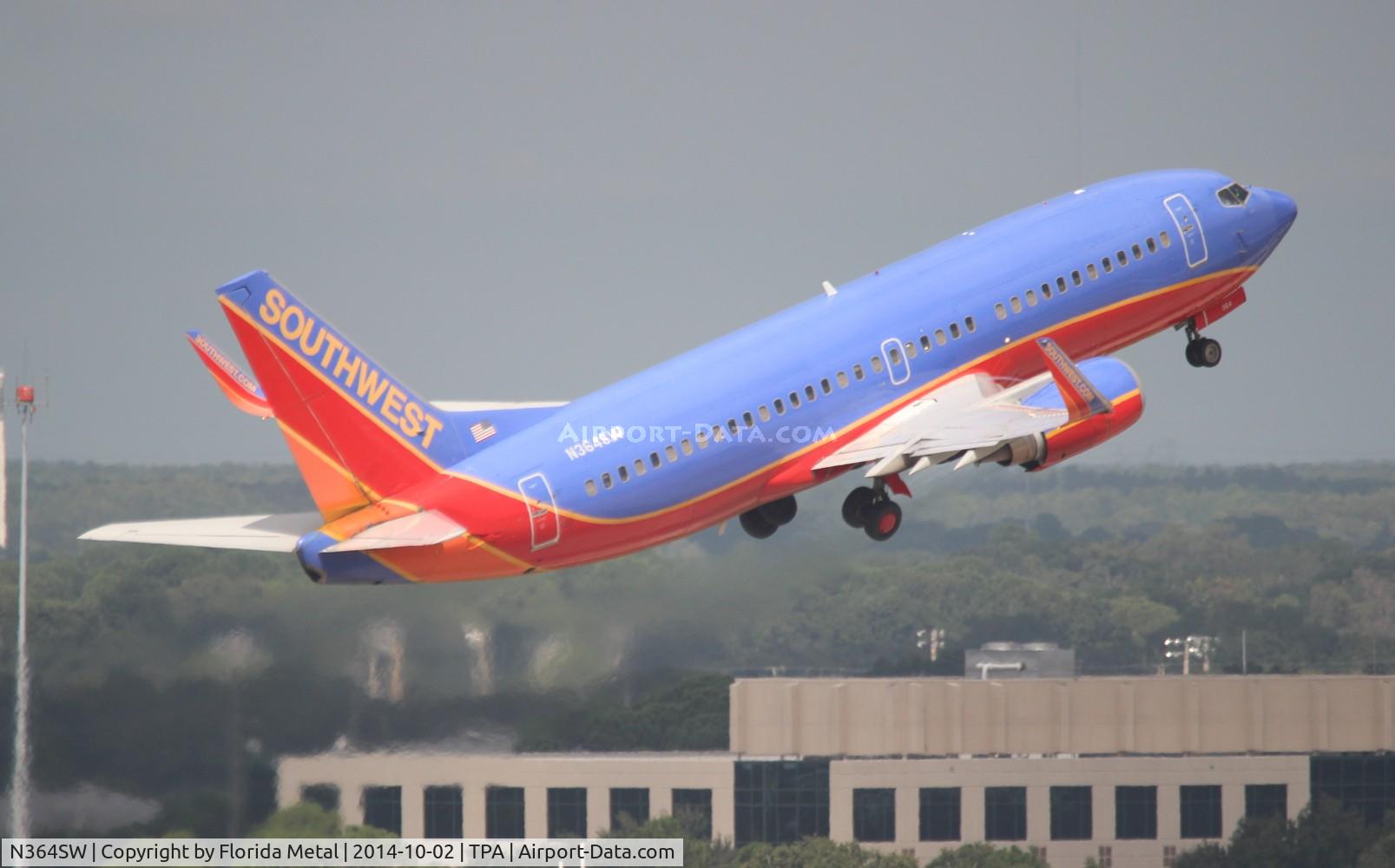 N364SW, 1993 Boeing 737-3H4 C/N 26575, Southwest