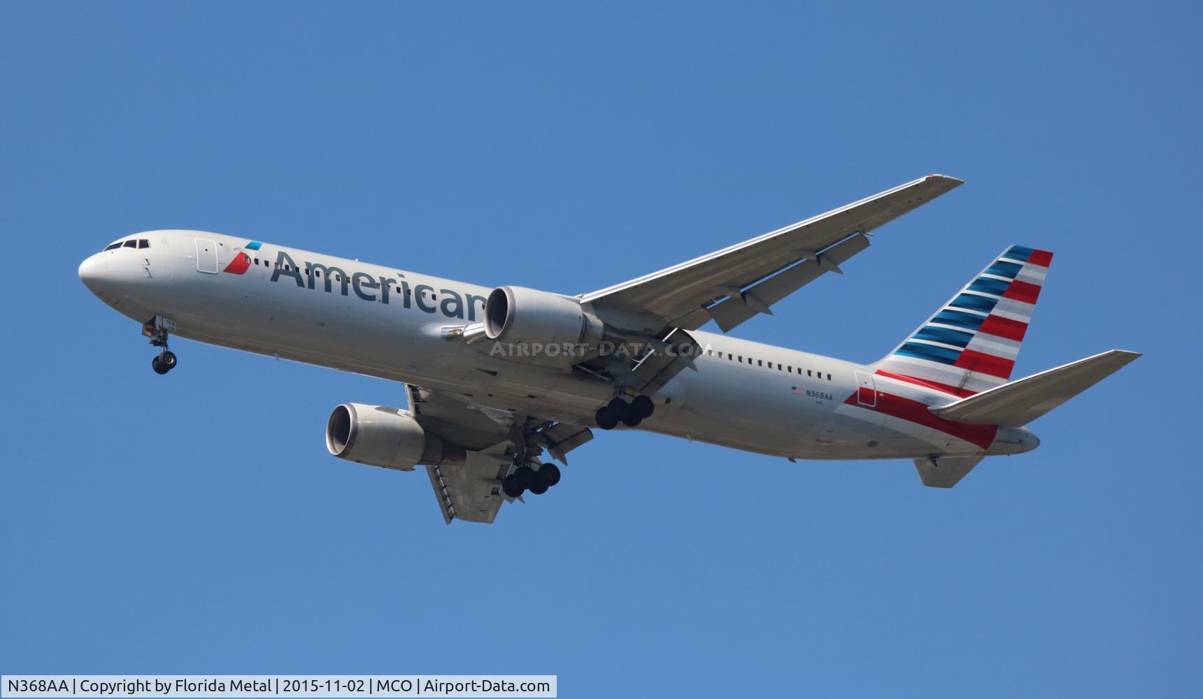 N368AA, 1991 Boeing 767-323 C/N 25195, American