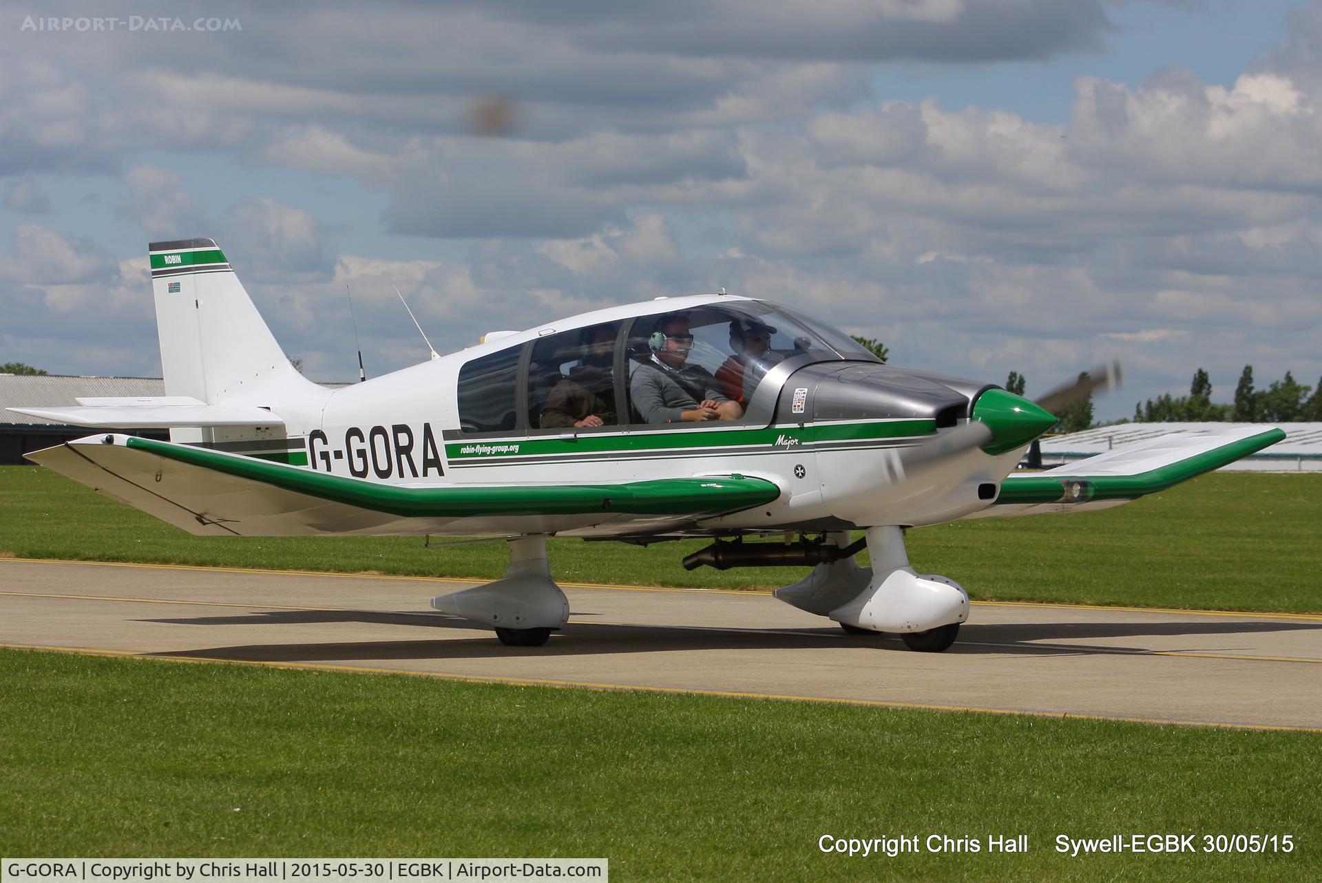 G-GORA, 1995 Robin DR-400-160 Chevalier C/N 2271, at Aeroexpo 2015
