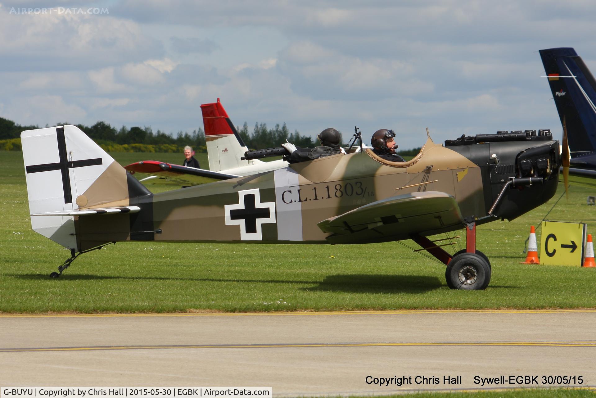 G-BUYU, 1995 Bowers Fly Baby 1A C/N PFA 016-12222, at Aeroexpo 2015