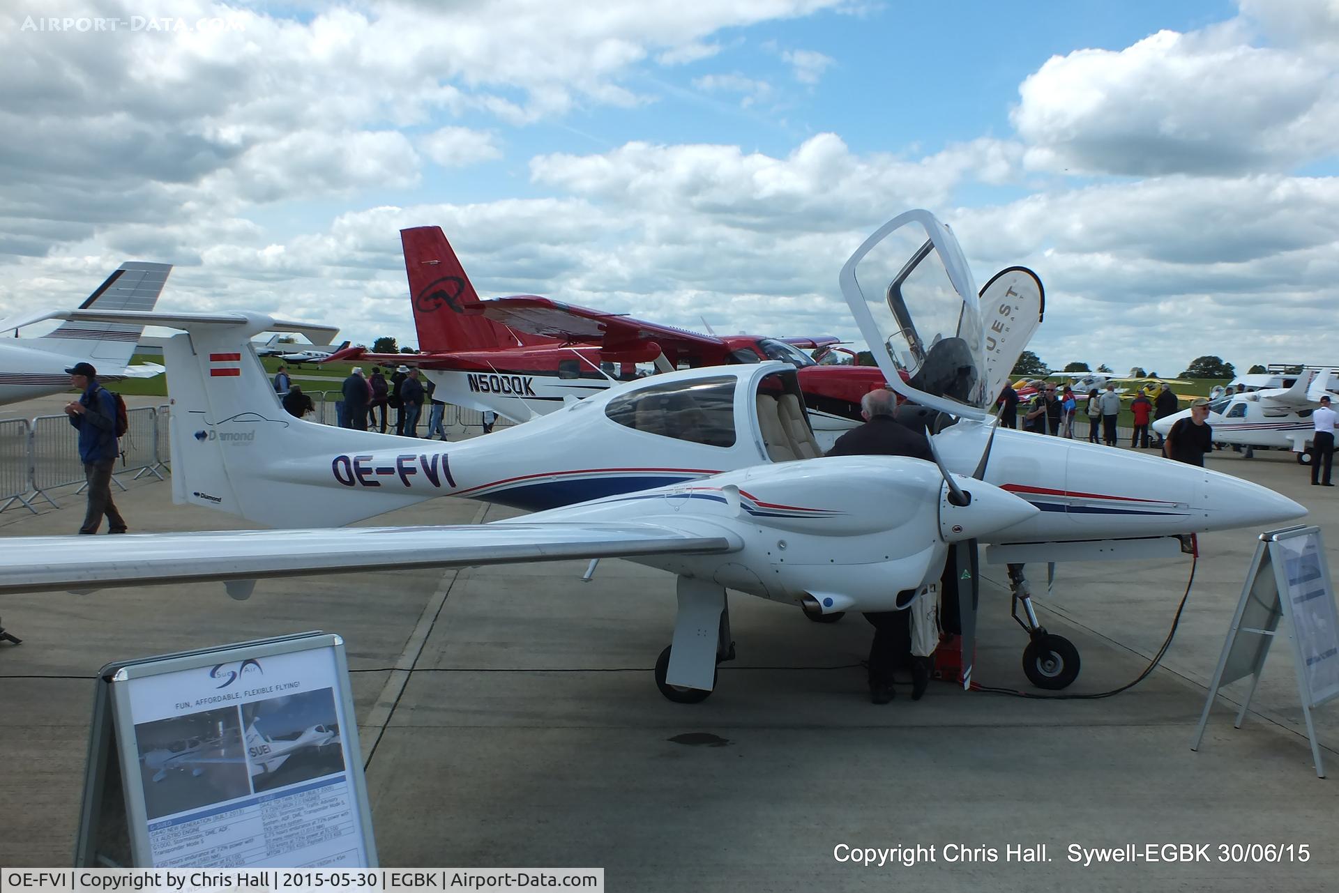 OE-FVI, Diamond DA-42NG Twin Star C/N 42.N103, at Aeroexpo 2015