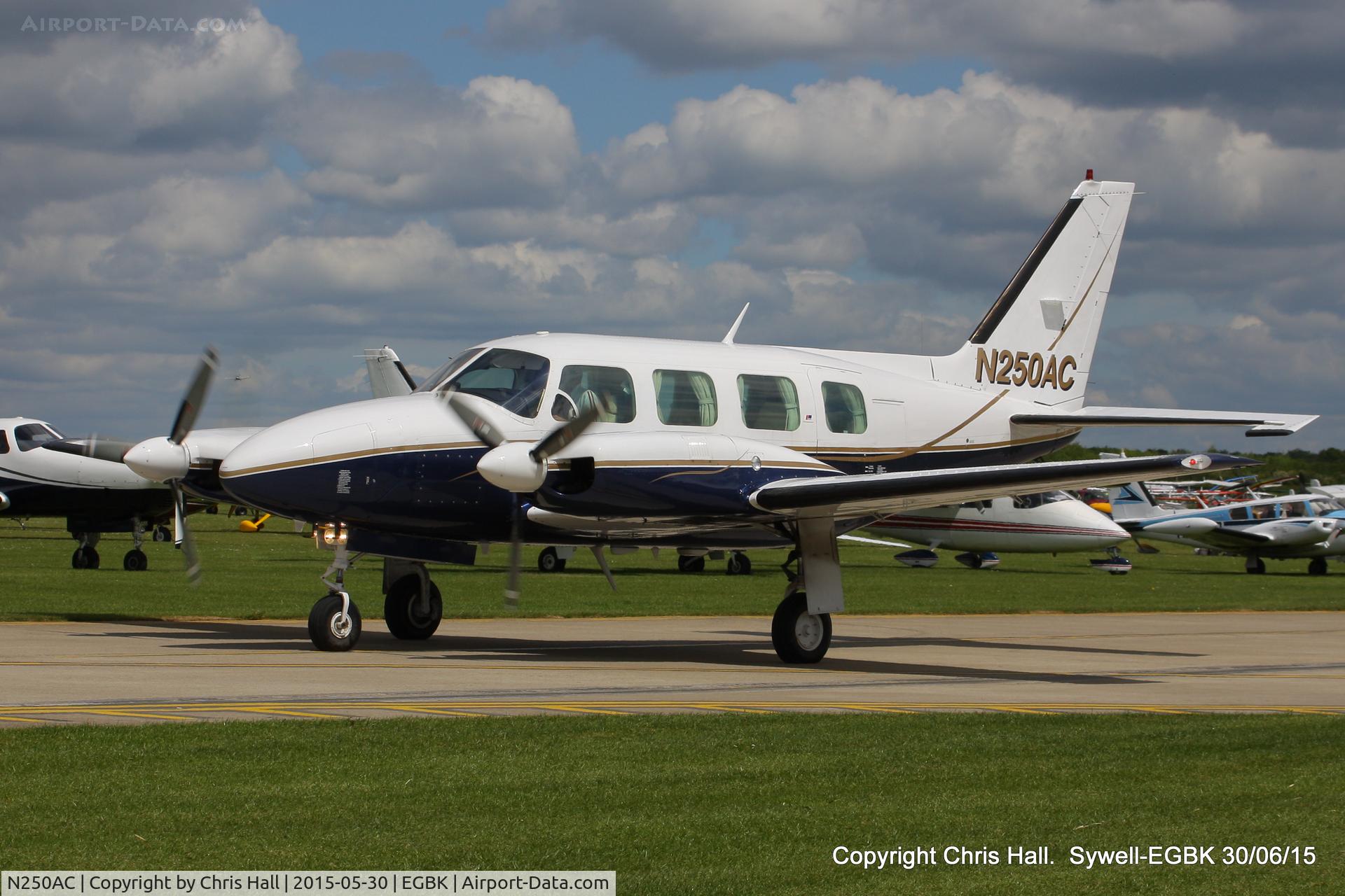 N250AC, Piper PA-31T Cheyenne C/N 31T-7612040, at Aeroexpo 2015
