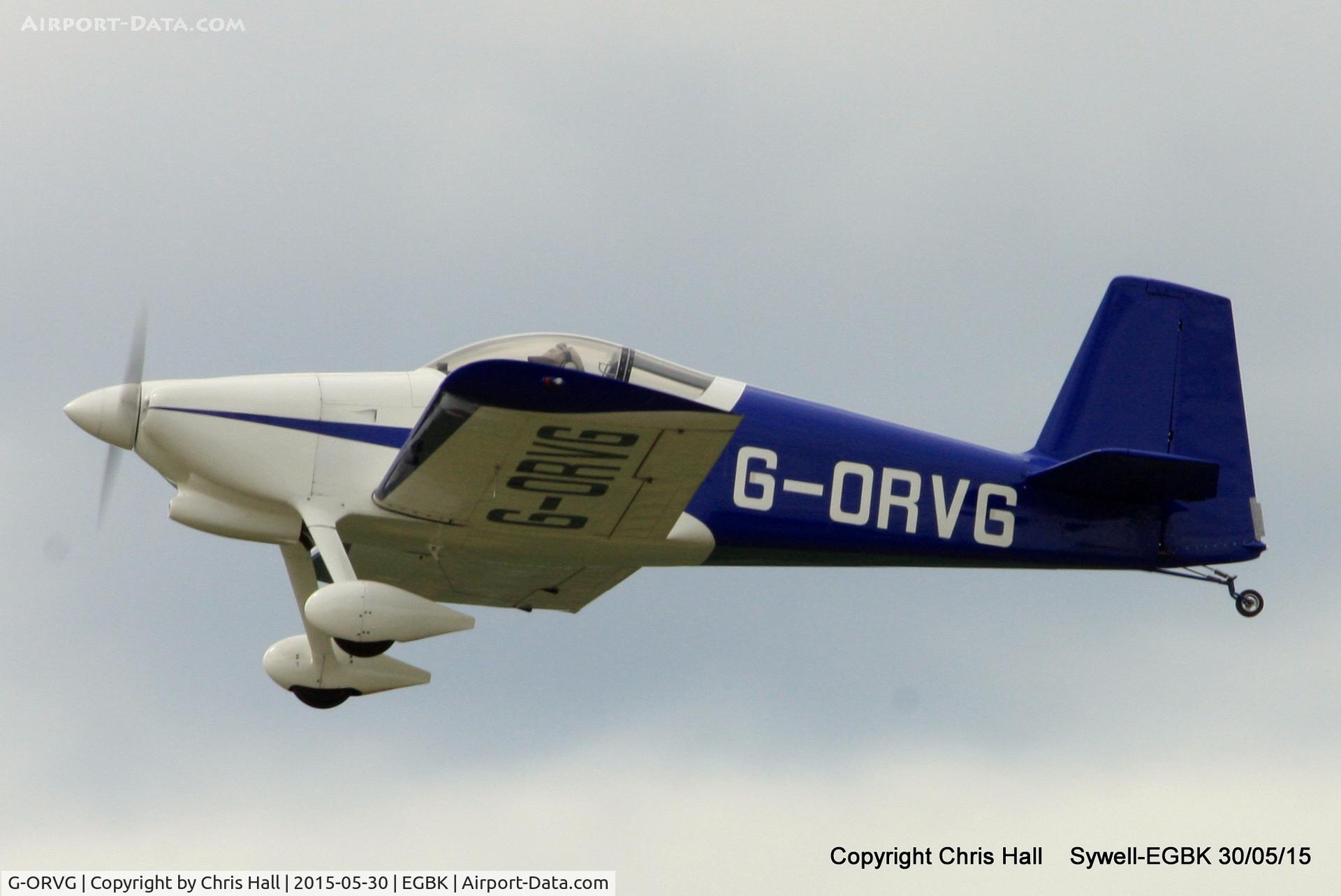 G-ORVG, 2001 Vans RV-6 C/N PFA 181A-13509, at Aeroexpo 2015