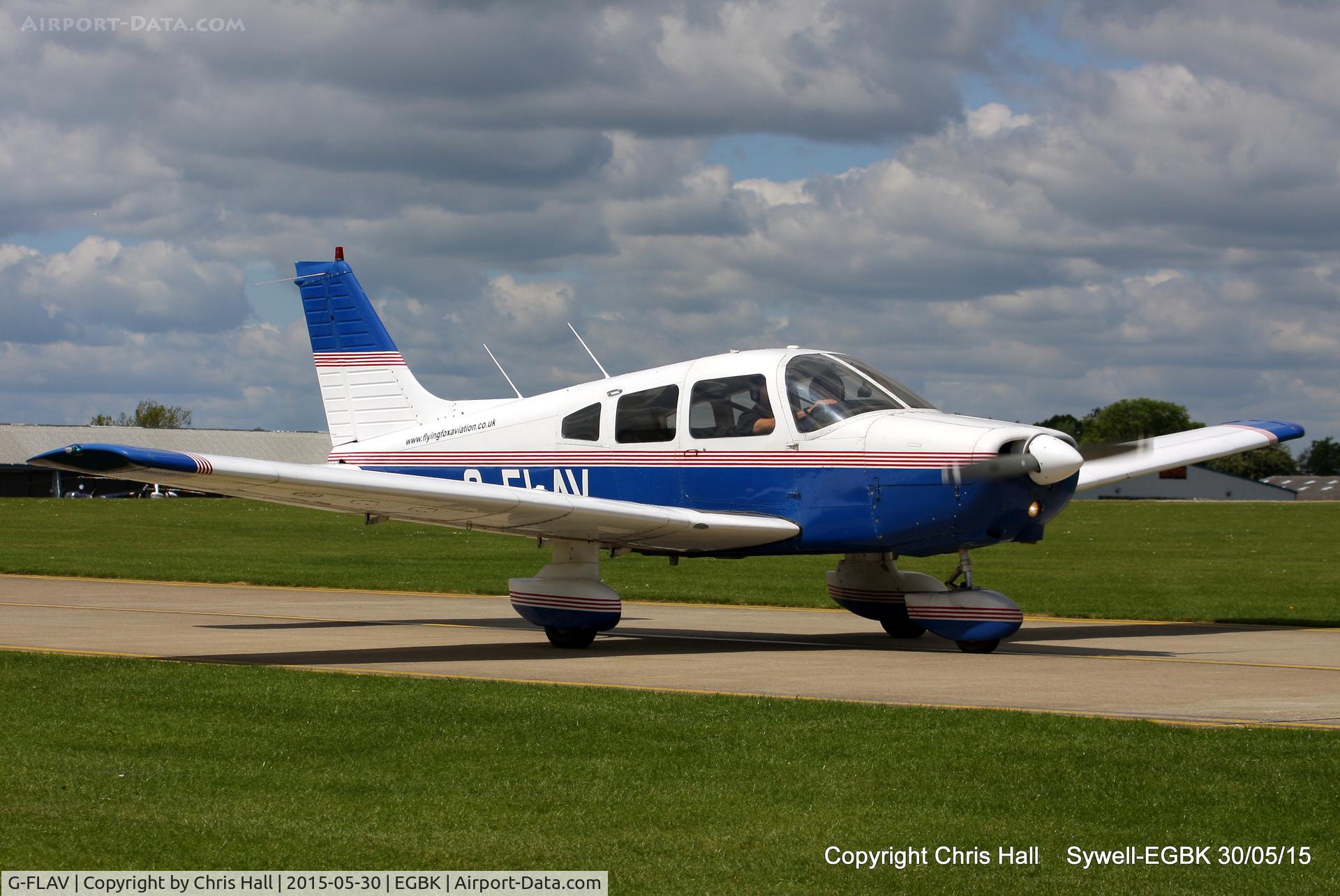 G-FLAV, 1980 Piper PA-28-161 Warrior ll C/N 28-8016283, at Aeroexpo 2015