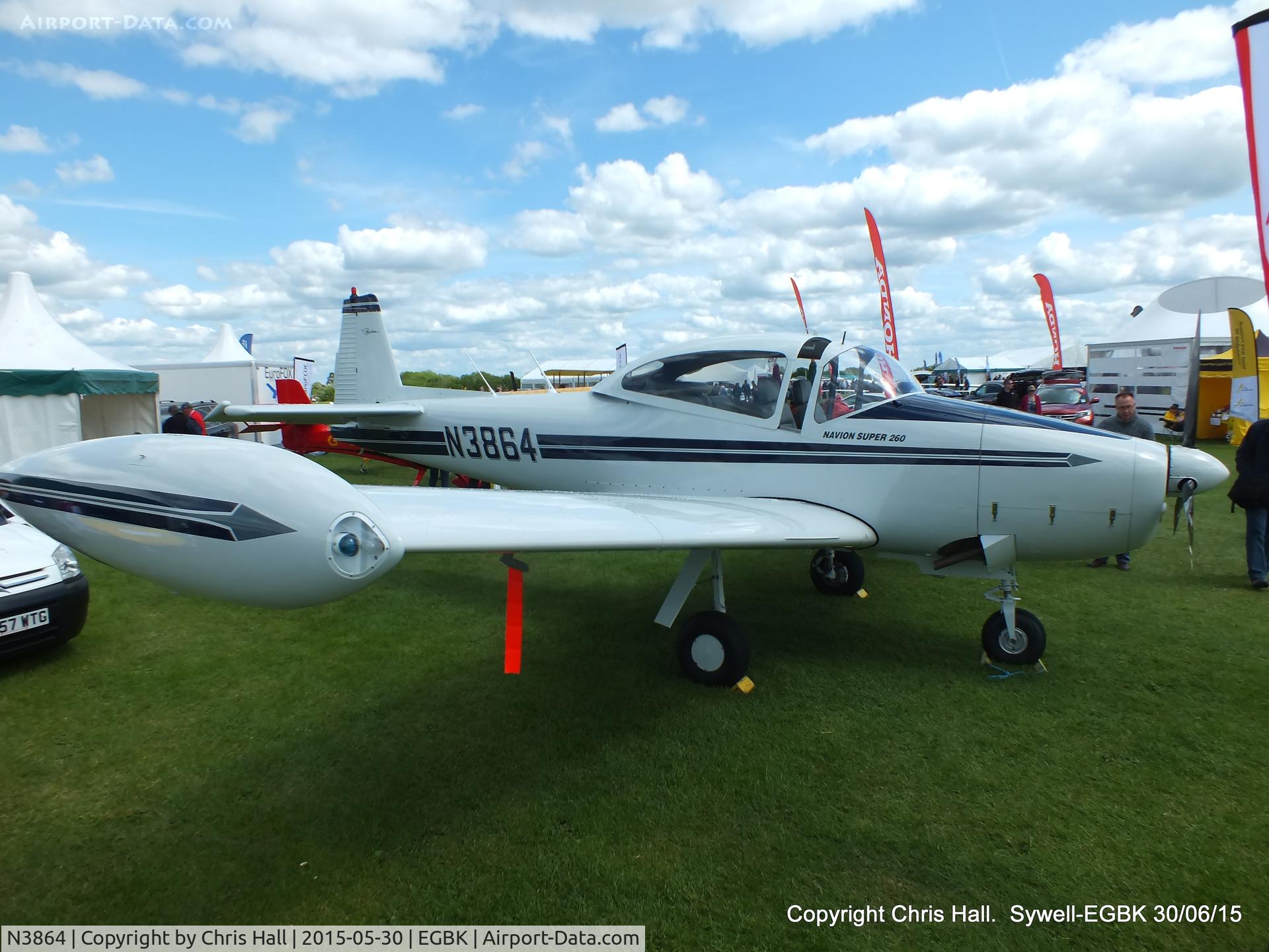 N3864, 1951 Ryan Navion B C/N NAV-4-2285B, at Aeroexpo 2015