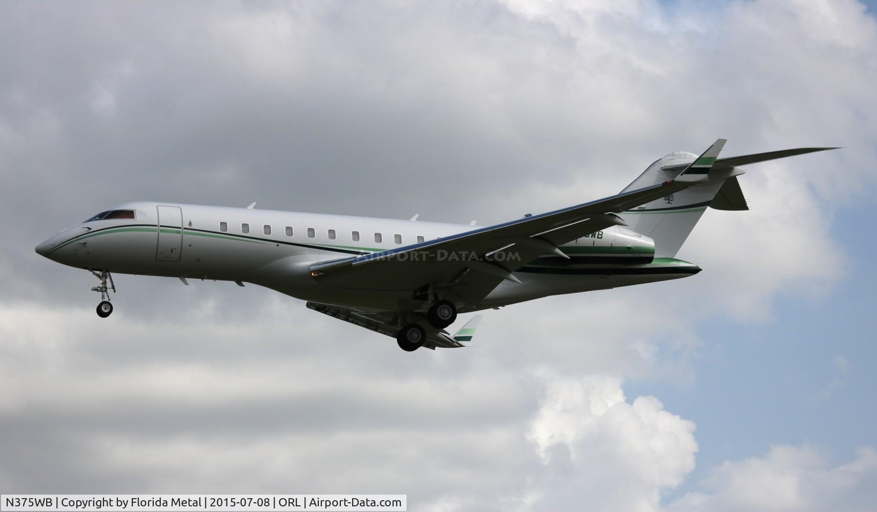 N375WB, 2008 Bombardier BD-700-1A11 Global 5000 C/N 9288, Global 5000