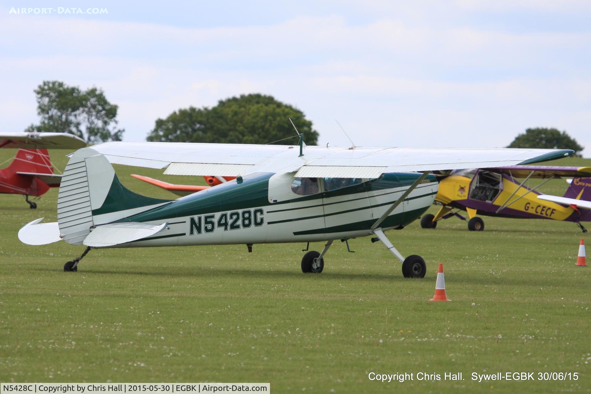 N5428C, 1950 Cessna 170 C/N 19462, at Aeroexpo 2015