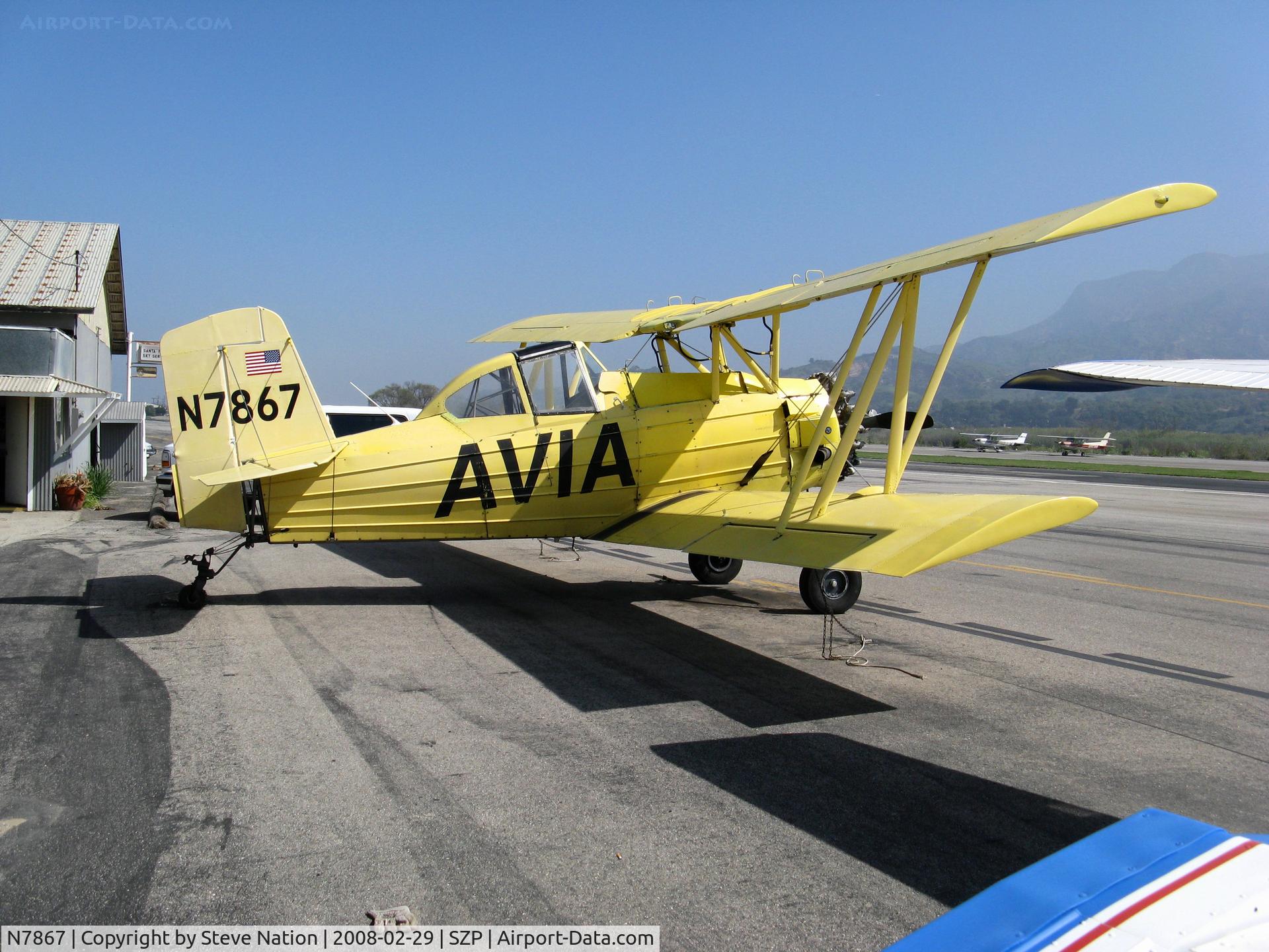 N7867, 1972 Grumman-Schweizer G-164A C/N 999, AVIA 1972 Grumman-Schweizer G-164A used for banner towing @ Santa Paula, CA home base (this is ex AVIA XB-IJT (s/n 999)