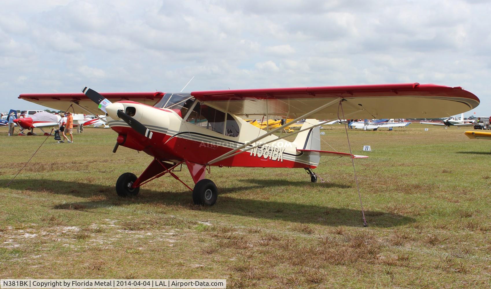 N381BK, 2013 Mark Welte Hein Super Cub/DC-15 C/N TIR-001, Super Cub