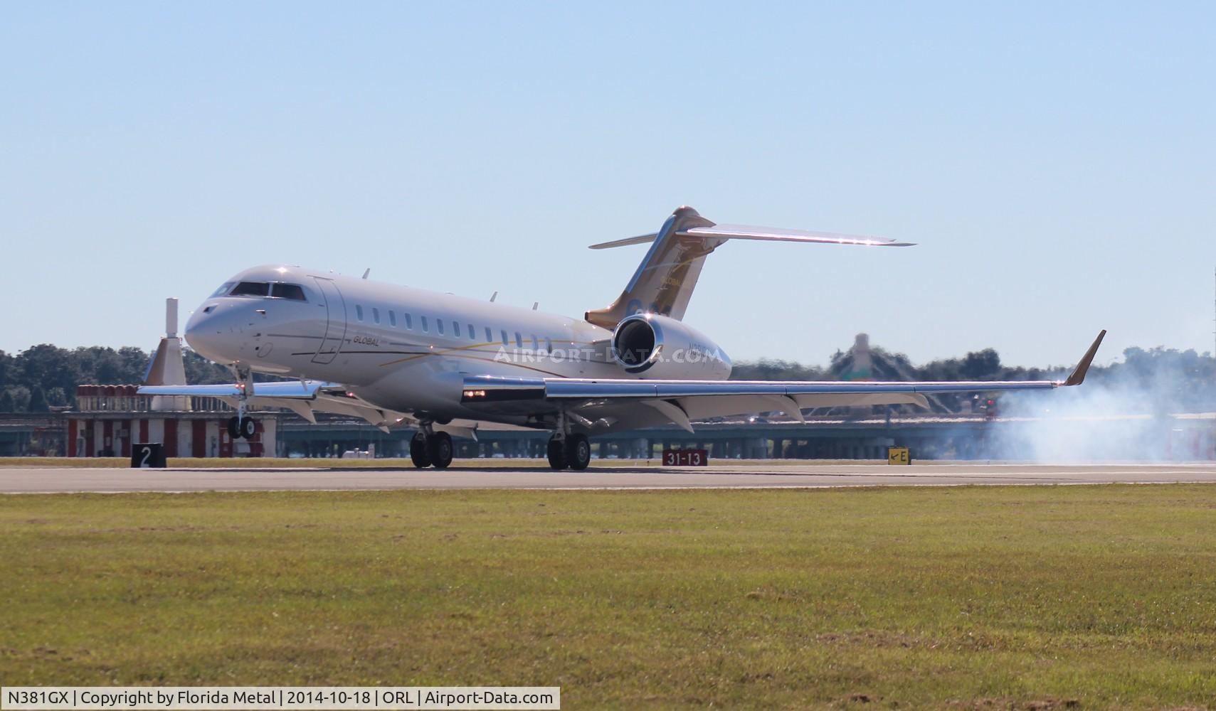 N381GX, 2012 Bombardier Global 6000 (BD-700-1A10) C/N 9381, Global 6000