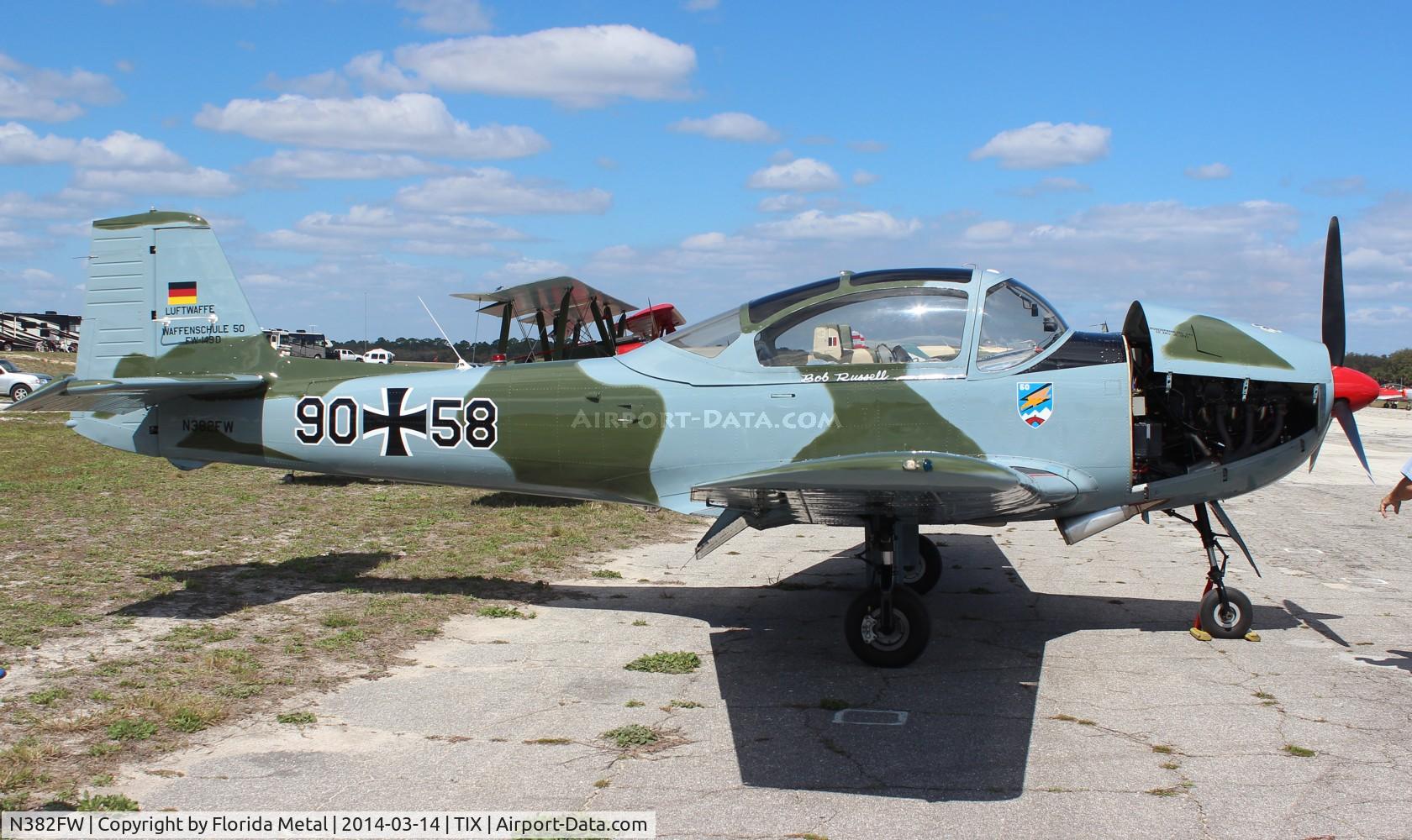 N382FW, 1962 Focke-Wulf FWP-149D C/N 075, FWP149