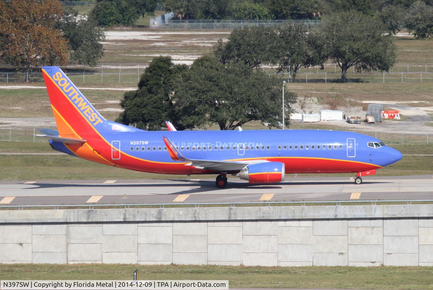 N397SW, 1995 Boeing 737-3H4 C/N 27691, Southwest