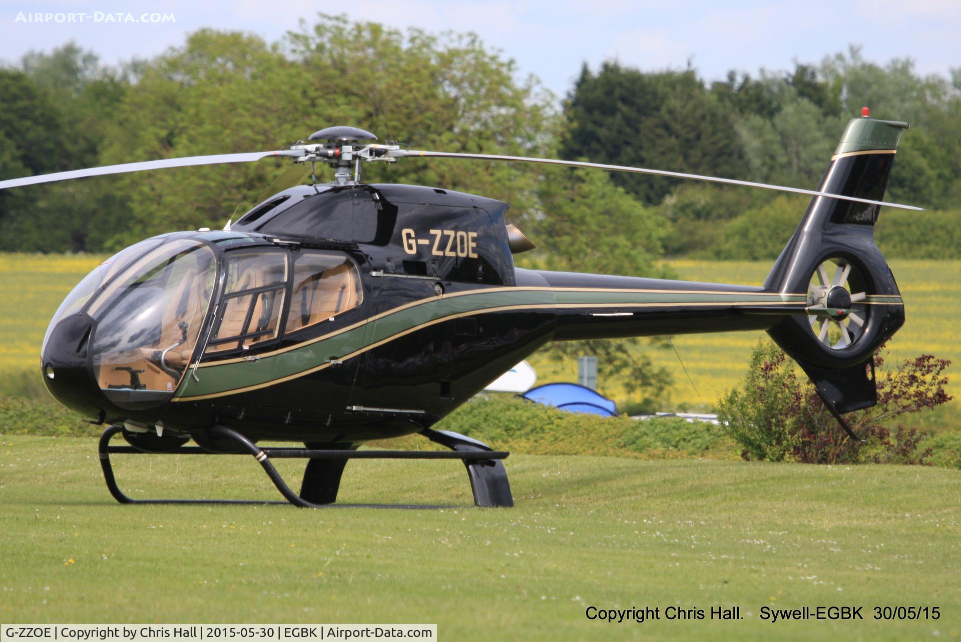 G-ZZOE, 2001 Eurocopter EC-120B Colibri C/N 1196, at Aeroexpo 2015