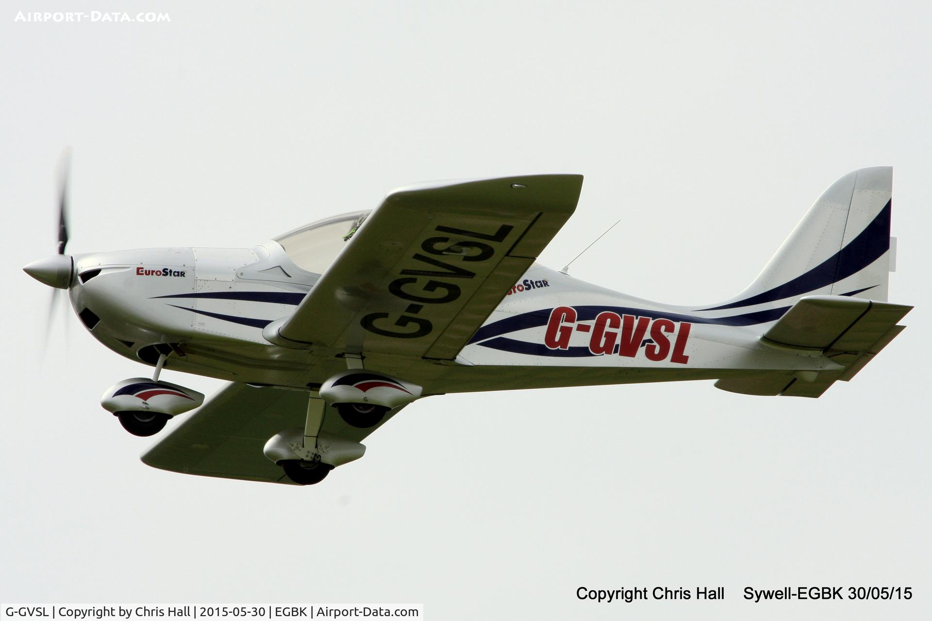 G-GVSL, 2014 Evektor-Aerotechnik EV-97 Eurostar SL C/N LAA 315B-15288, at Aeroexpo 2015