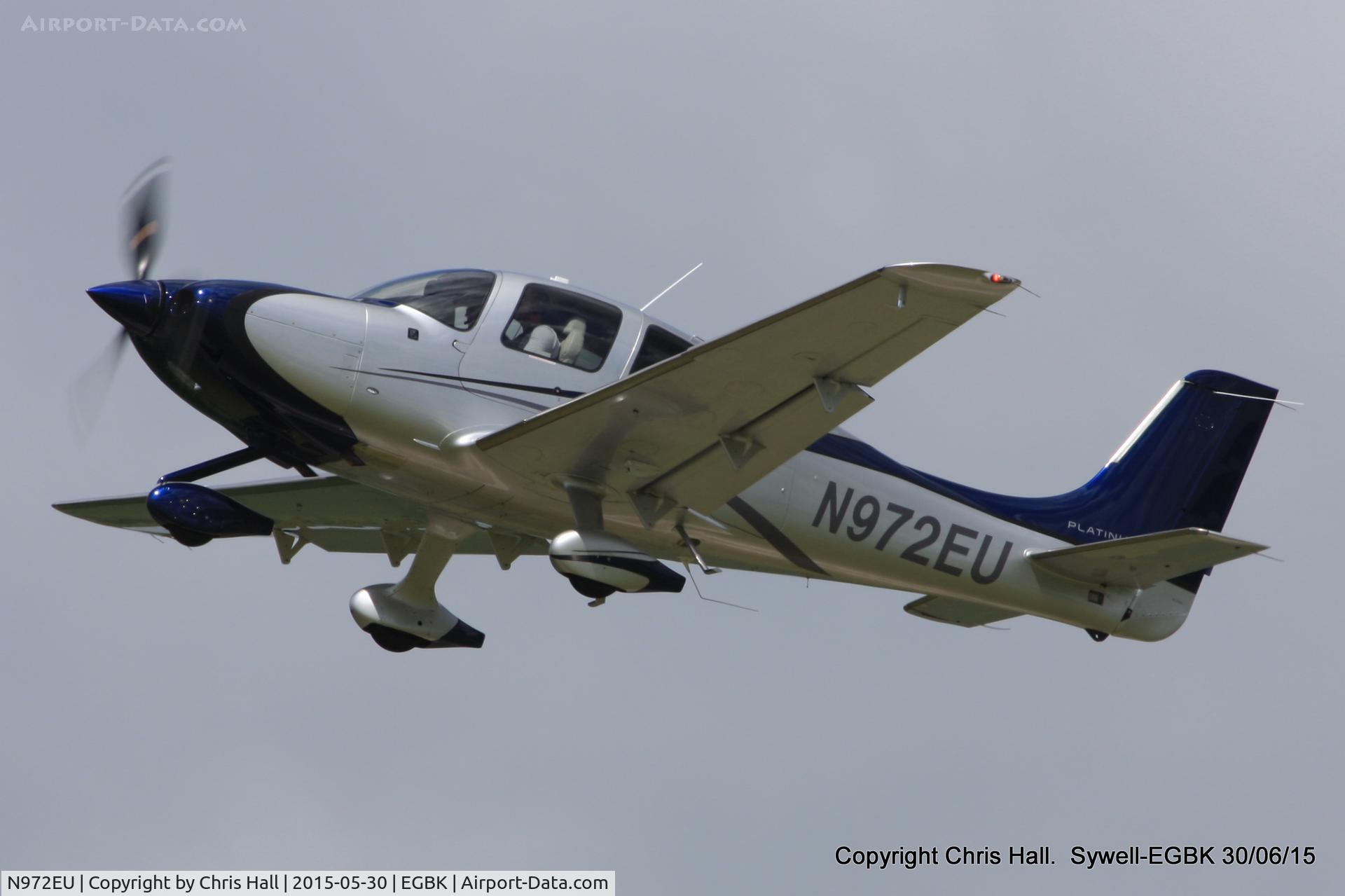 N972EU, 2015 Cirrus SR22T C/N 0972, at Aeroexpo 2015