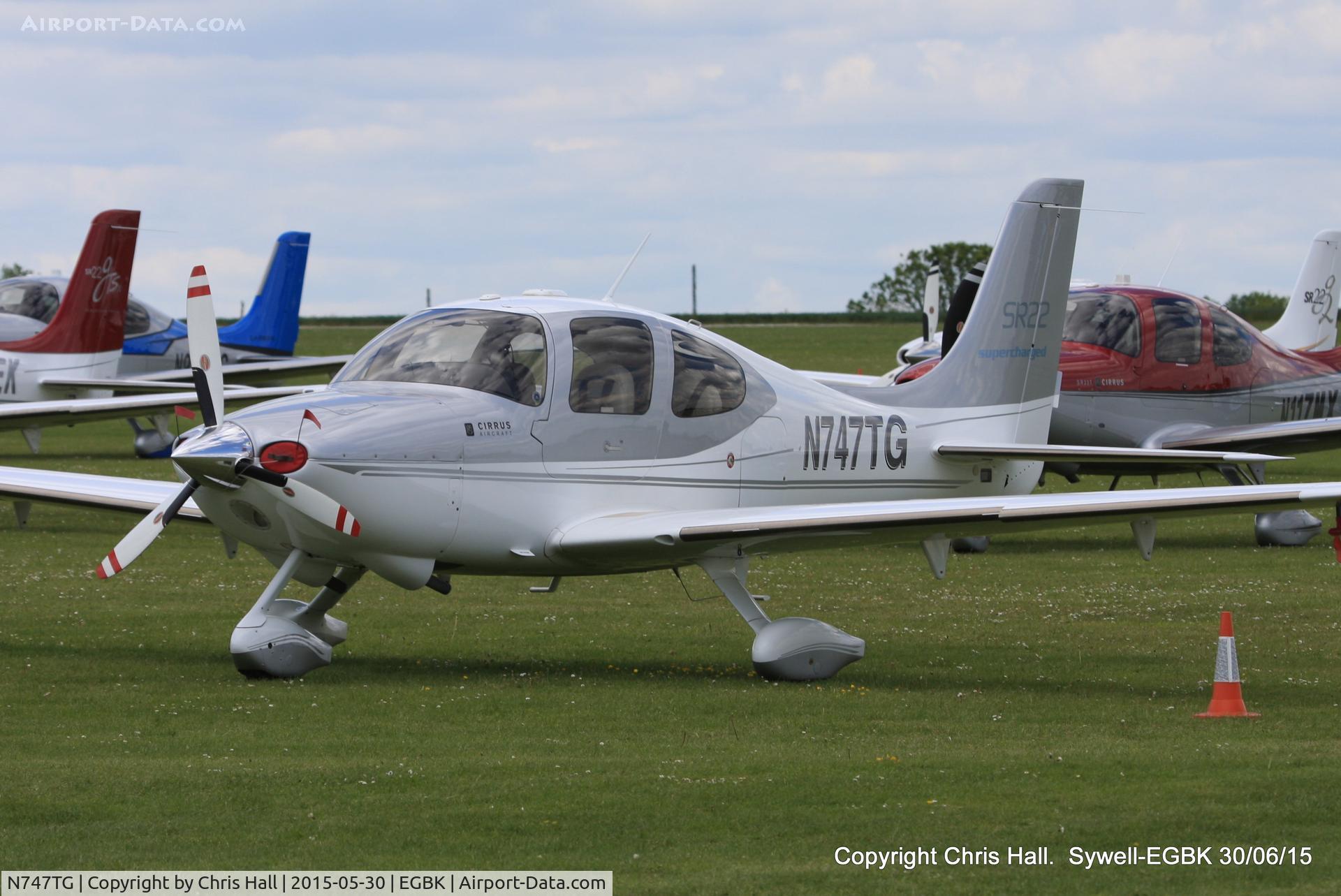 N747TG, 2003 Cirrus SR22 C/N 0718, at Aeroexpo 2015