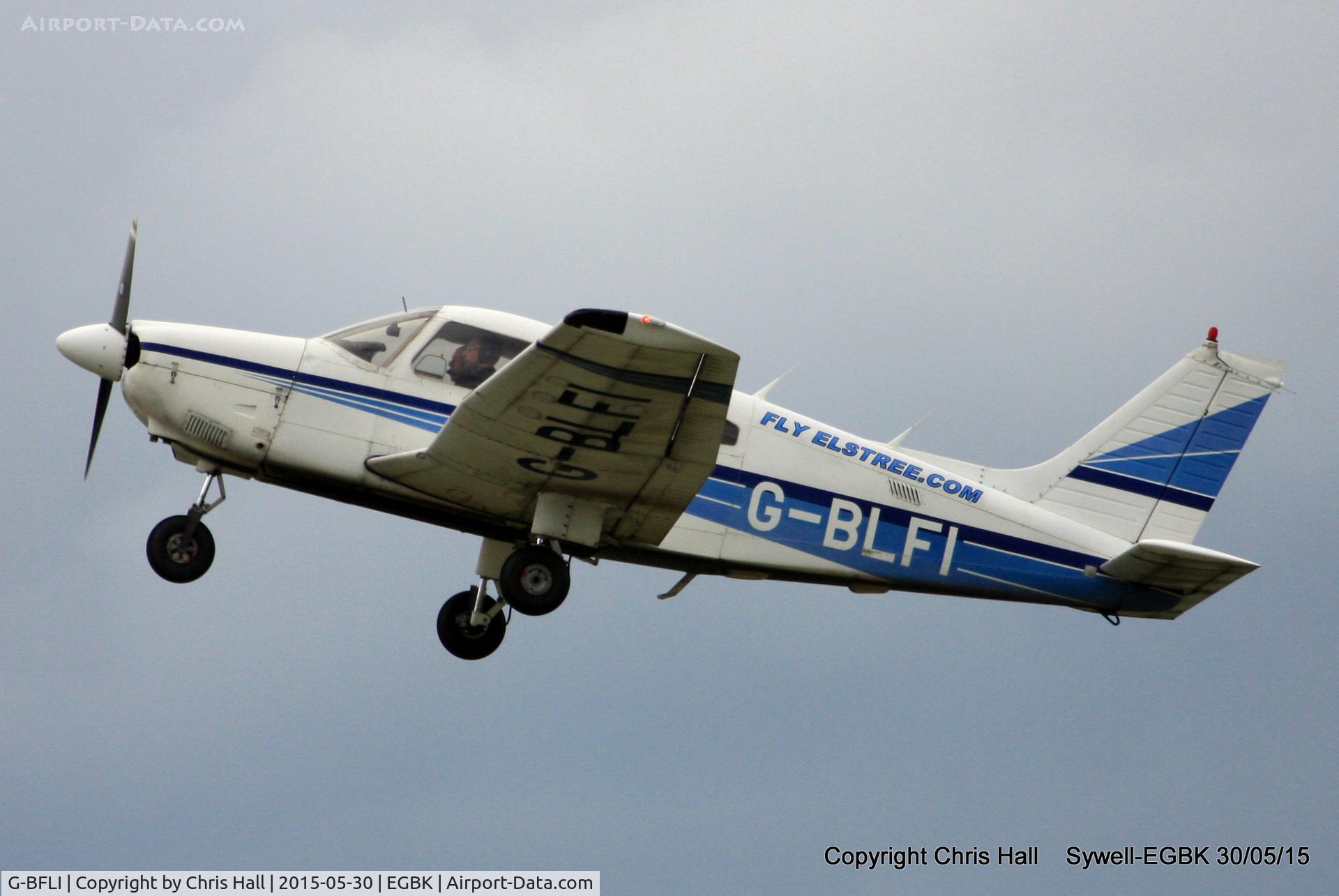 G-BFLI, 1977 Piper PA-28R-201T Cherokee Arrow III C/N 28R-7803134, at Aeroexpo 2015