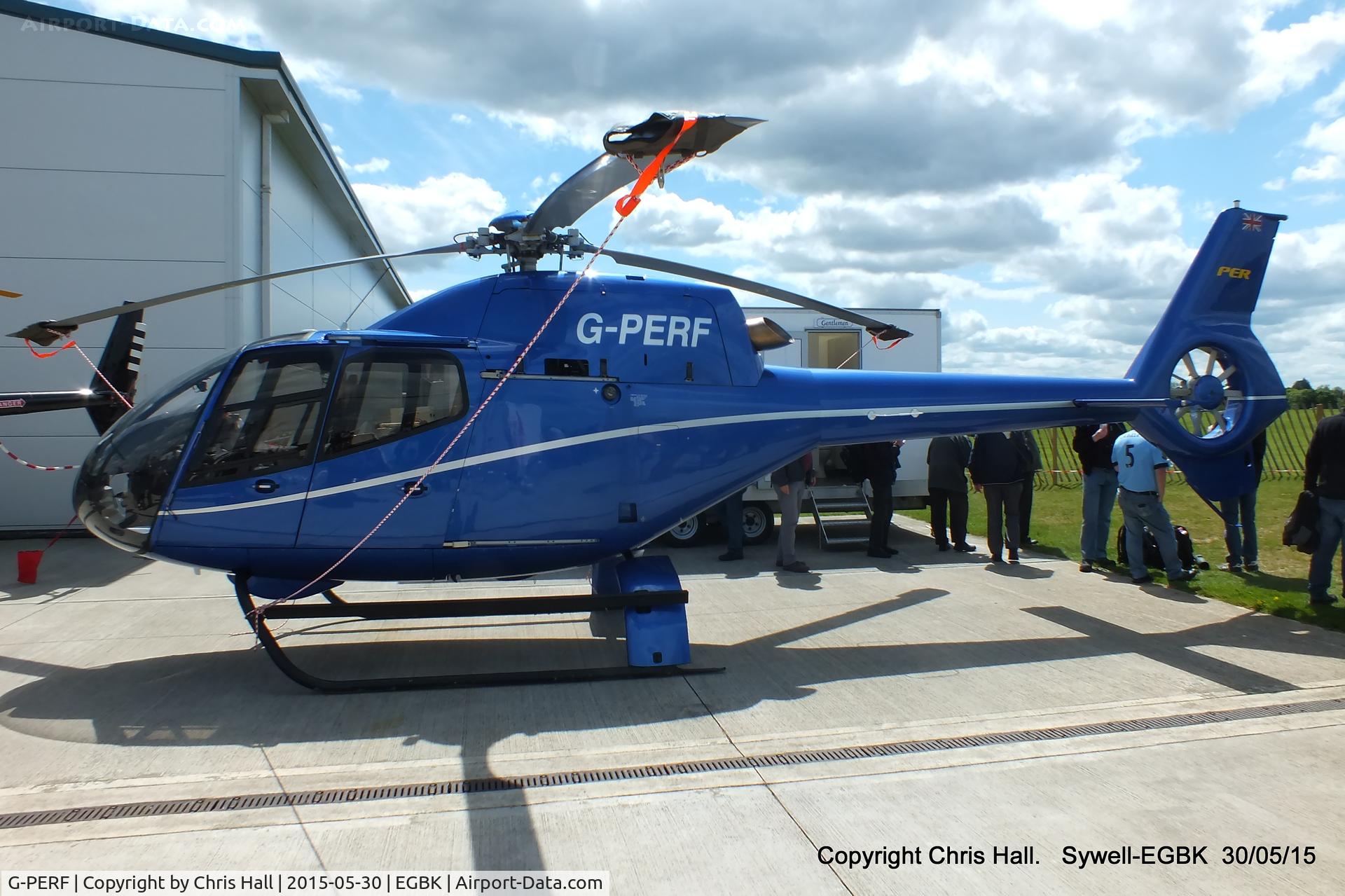 G-PERF, 2012 Eurocopter EC-120B Colibri C/N 1673, at Aeroexpo 2015