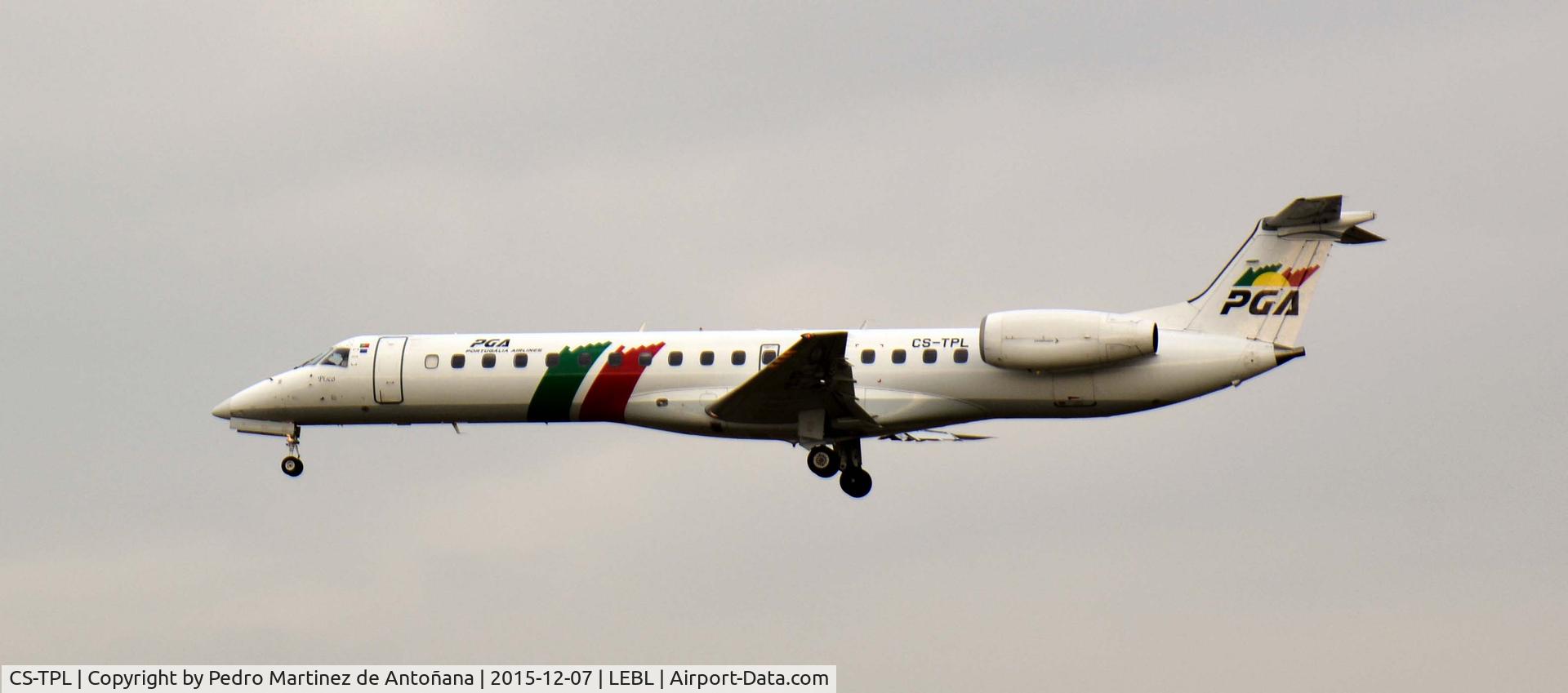 CS-TPL, 1988 Embraer EMB-145EP (ERJ-145EP) C/N 145051, El Prat -  Barcelona -. España