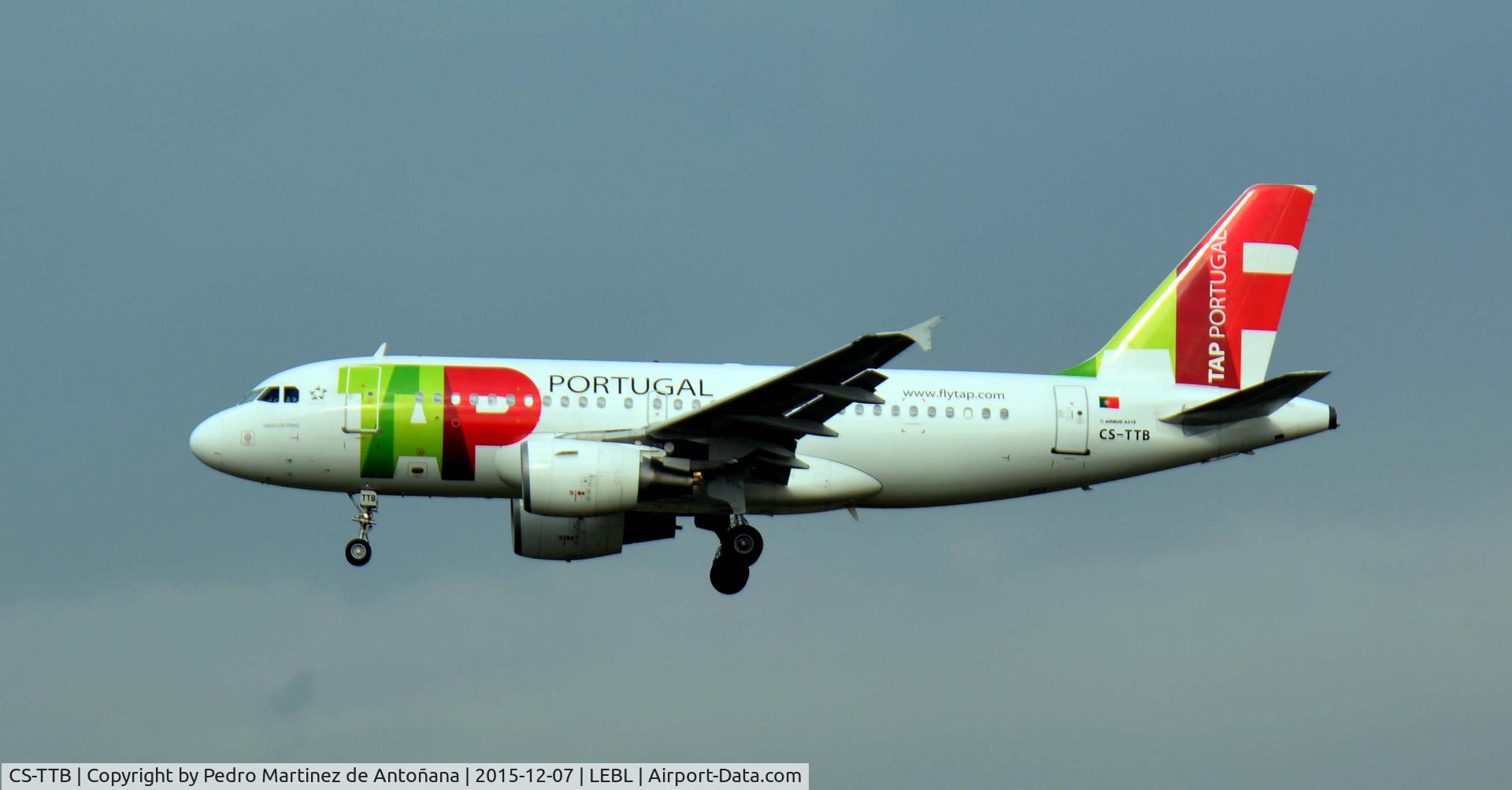 CS-TTB, 1997 Airbus A319-111 C/N 755, El Prat -  Barcelona -. España