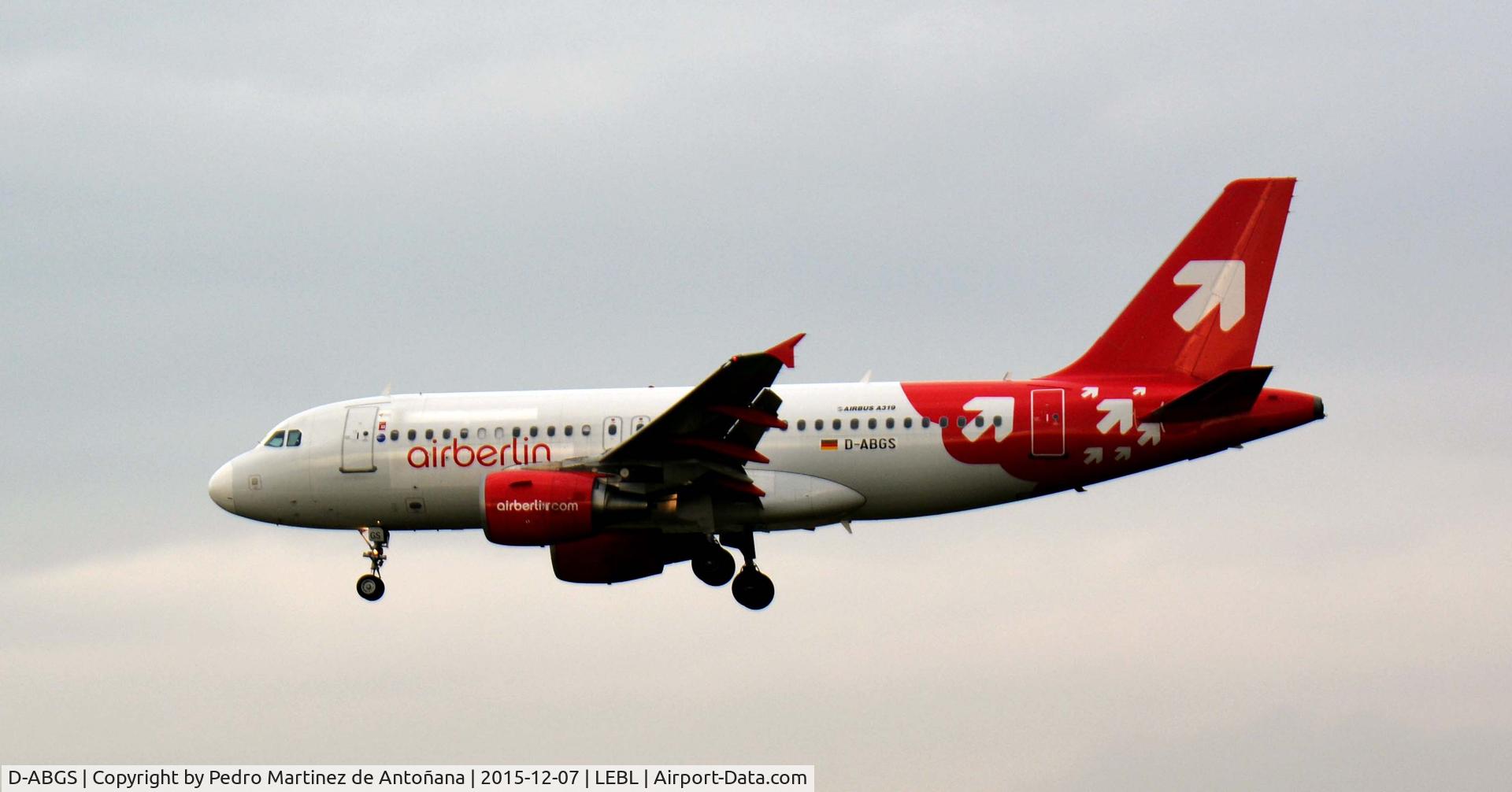 D-ABGS, 2009 Airbus A319-112 C/N 3865, El Prat -  Barcelona -. España