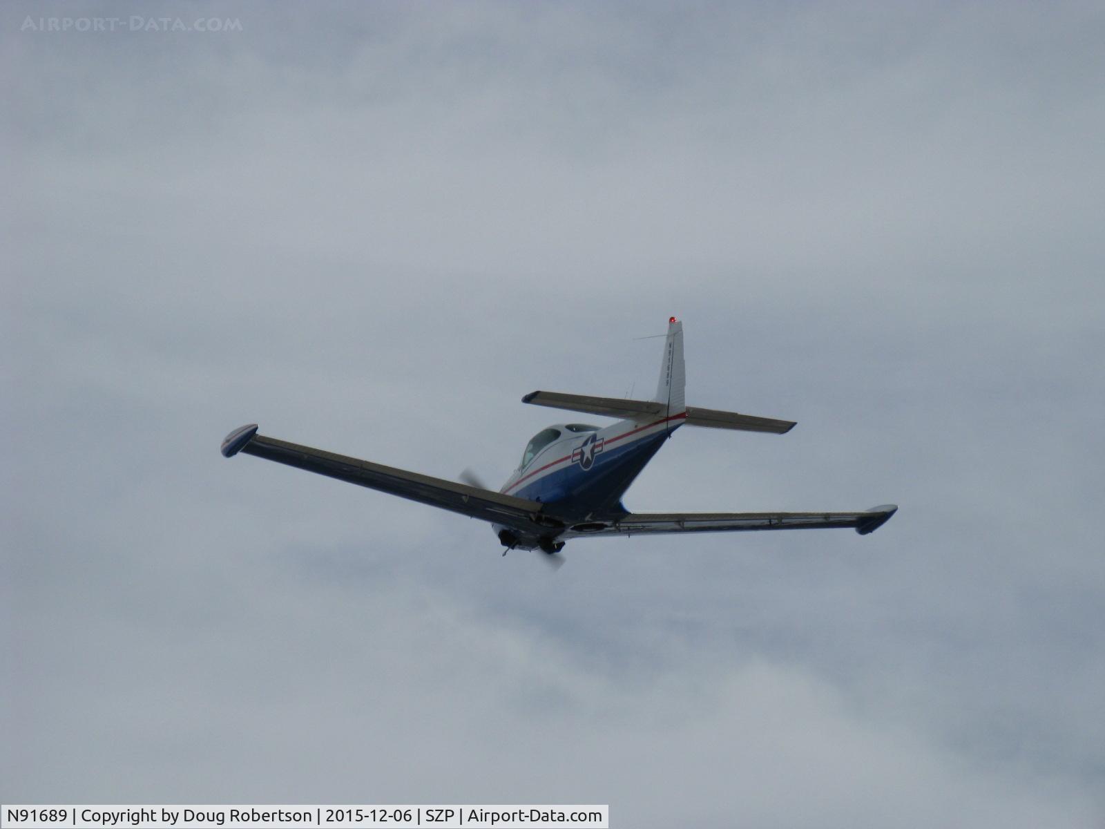 N91689, 1946 North American Navion (NA-145) C/N NAV-4-431, 1946 North American NAVION, Continental E225 Upgrade, takeoff climb Rwy 04 gear retracted, Young Eagles flight