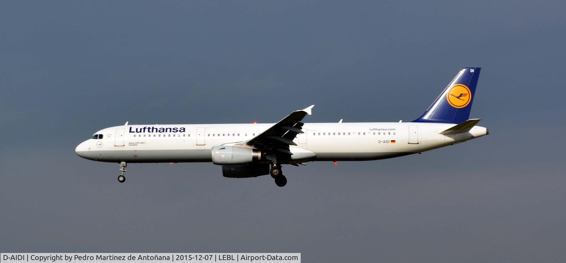 D-AIDI, 2011 Airbus A321-231 C/N 4753, El Prat -  Barcelona -. España