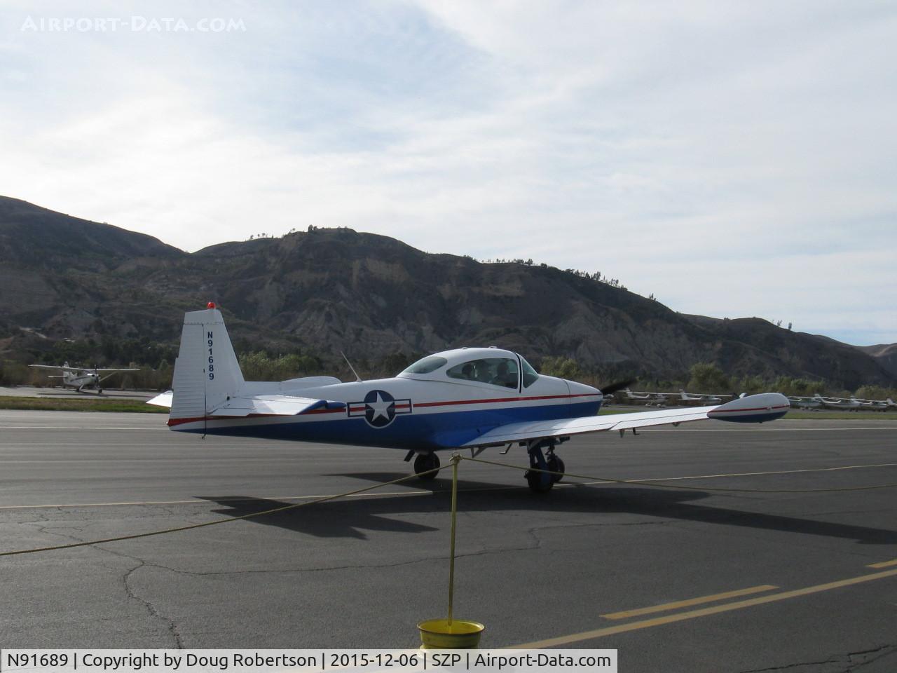 N91689, 1946 North American Navion (NA-145) C/N NAV-4-431, 1946 North American NAVION, Continental E225 Upgrade, Taxi to Rwy 04, Young Eagles flight