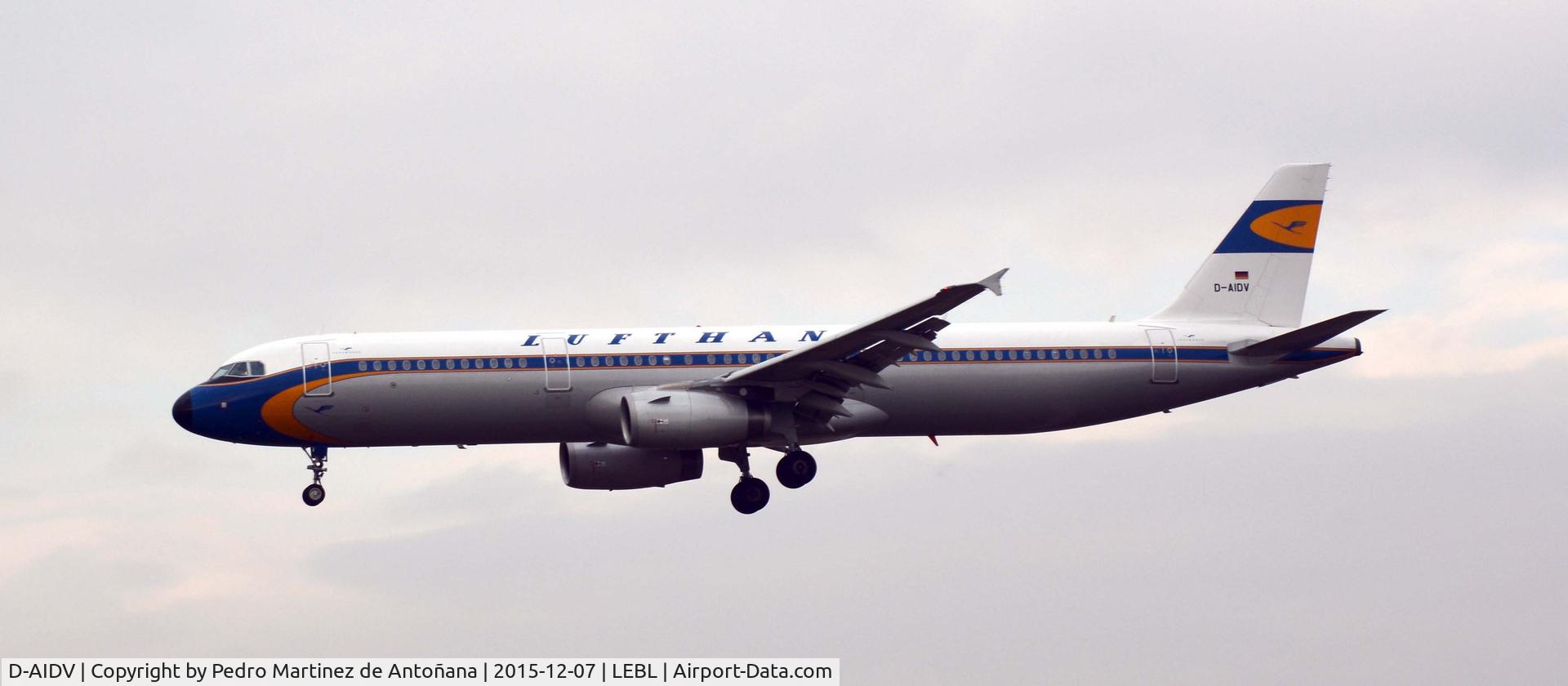 D-AIDV, 2012 Airbus A321-231 C/N 5413, El Prat -  Barcelona -. España