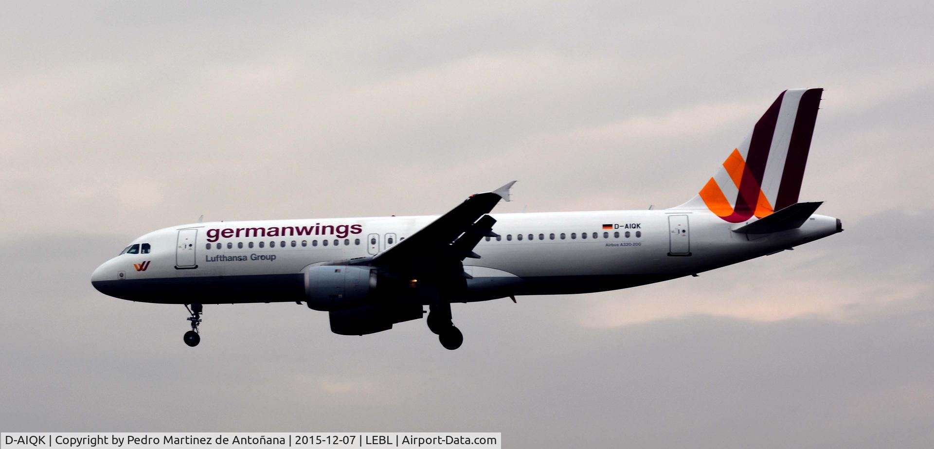 D-AIQK, 1991 Airbus A320-211 C/N 0218, El Prat -  Barcelona -. España