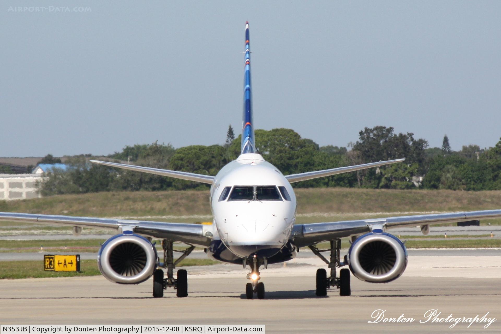 N353JB, 2012 Embraer 190AR (ERJ-190-100IGW) C/N 19000576, JetBlue Flight 163 (N353JB) 