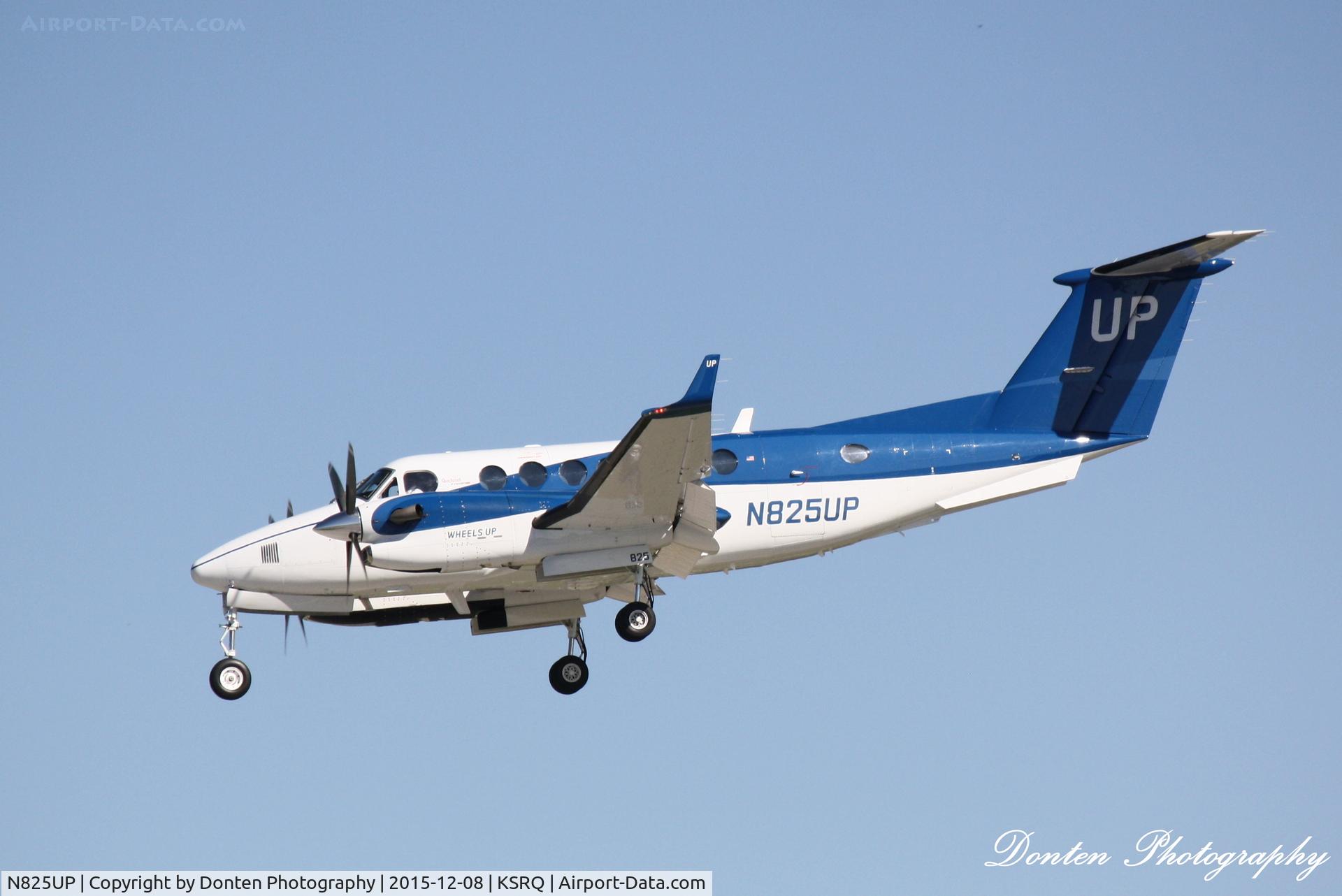 N825UP, 2014 Beechcraft 350 C/N FL-925, Gamma Jet Flight 825 (N825UP) arrives at Sarasota-Bradenton International Airport following flight from Naples Municipal Airport