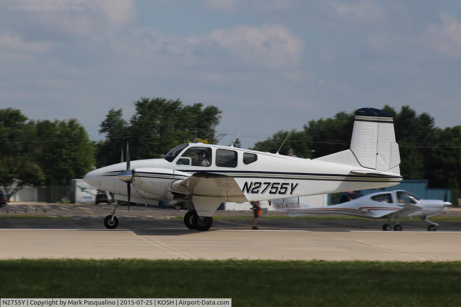 N2755Y, 1958 Beech 95 C/N TD-106, Beech 95