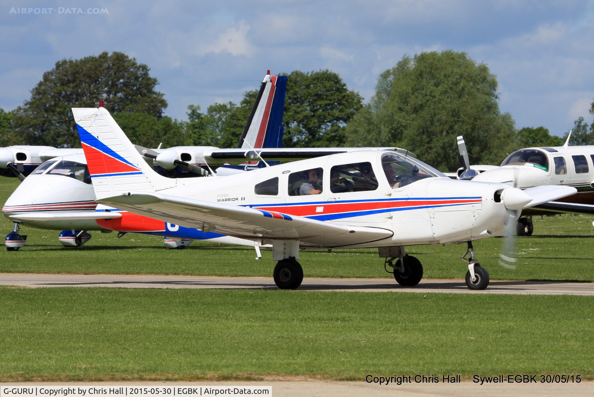 G-GURU, 1983 Piper PA-28-161 Cherokee Warrior II C/N 28-8316018, at Aeroexpo 2015