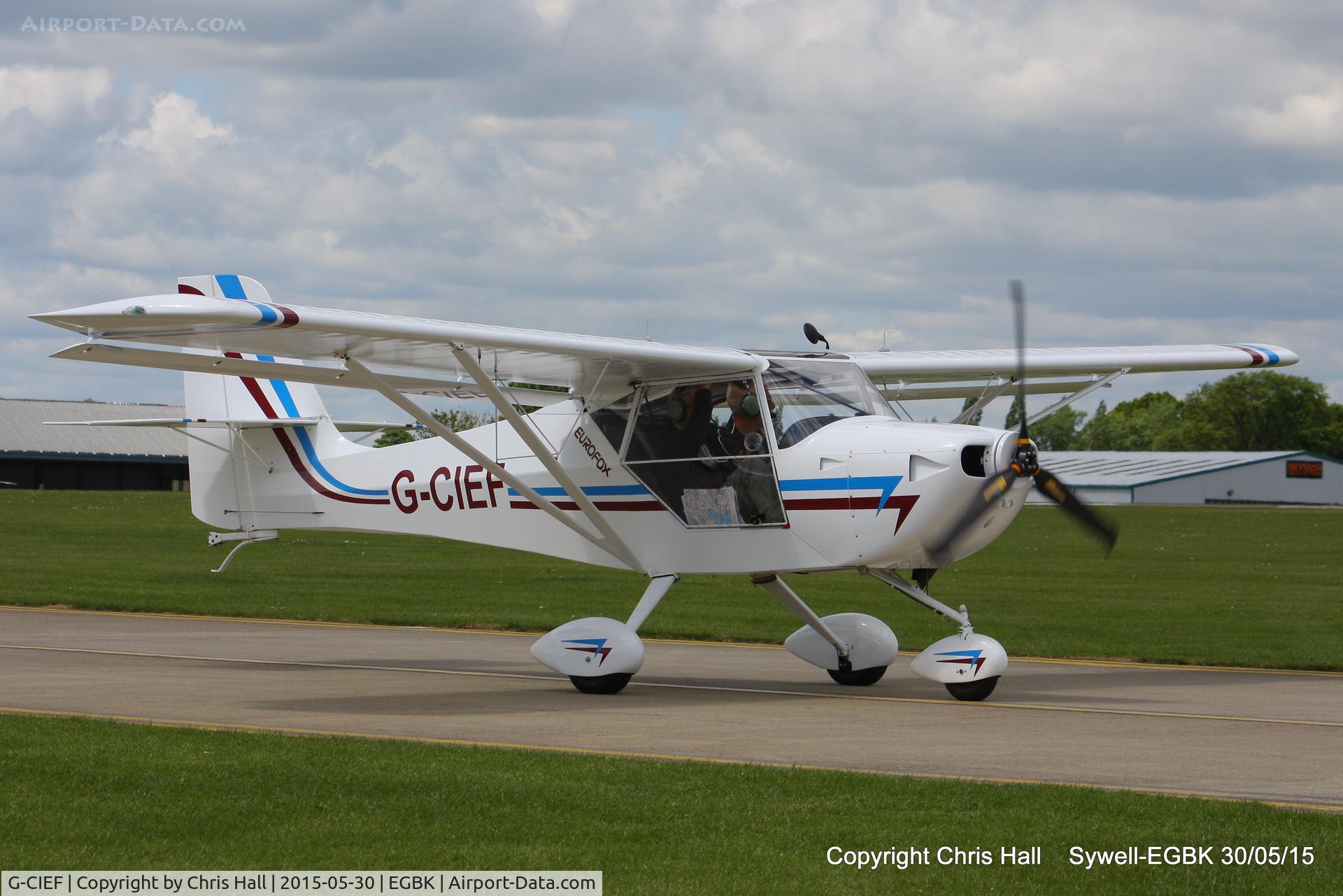 G-CIEF, 2014 Aeropro Eurofox 912(S) C/N LAA 376-15218, at Aeroexpo 2015