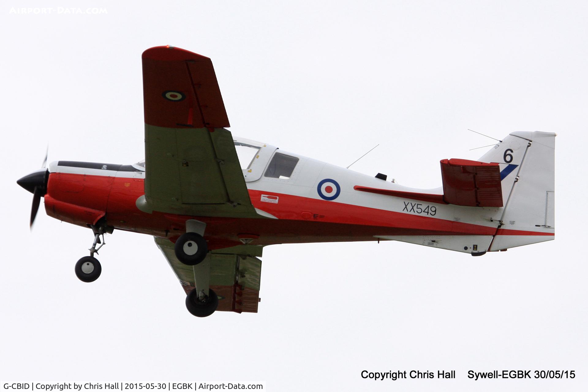 G-CBID, 1974 Scottish Aviation Bulldog T.1 C/N BH.120/242, at Aeroexpo 2015