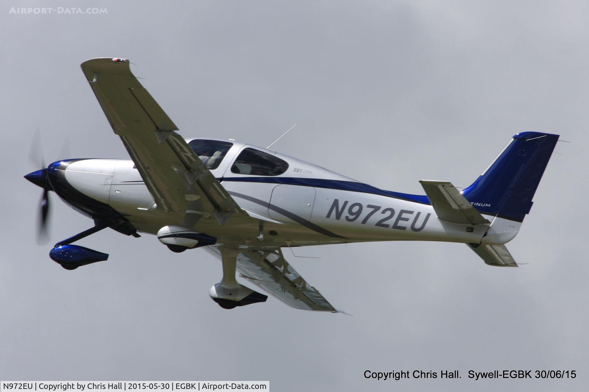 N972EU, 2015 Cirrus SR22T C/N 0972, at Aeroexpo 2015