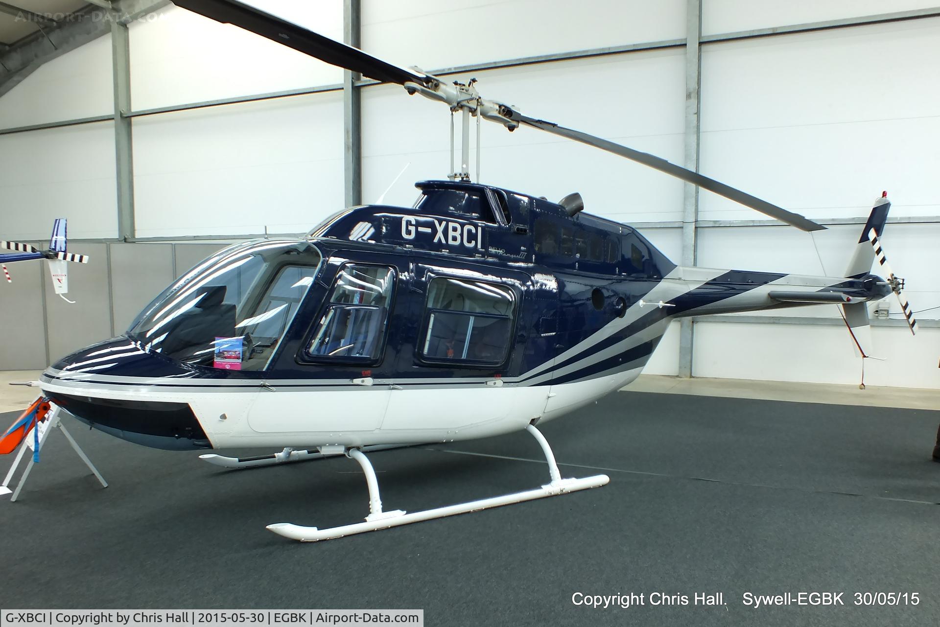 G-XBCI, 1997 Bell 206B JetRanger III C/N 4466, at Aeroexpo 2015