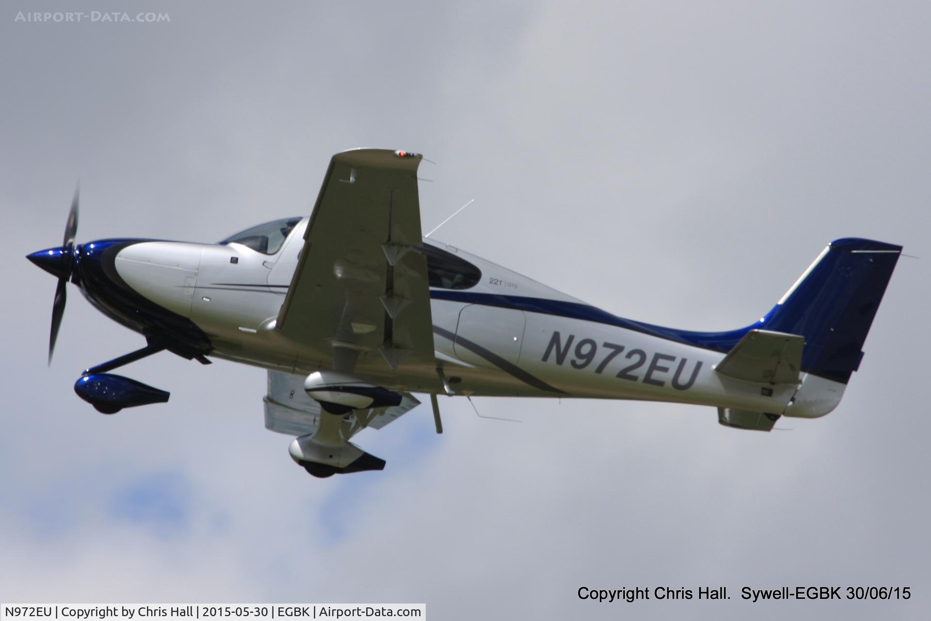 N972EU, 2015 Cirrus SR22T C/N 0972, at Aeroexpo 2015