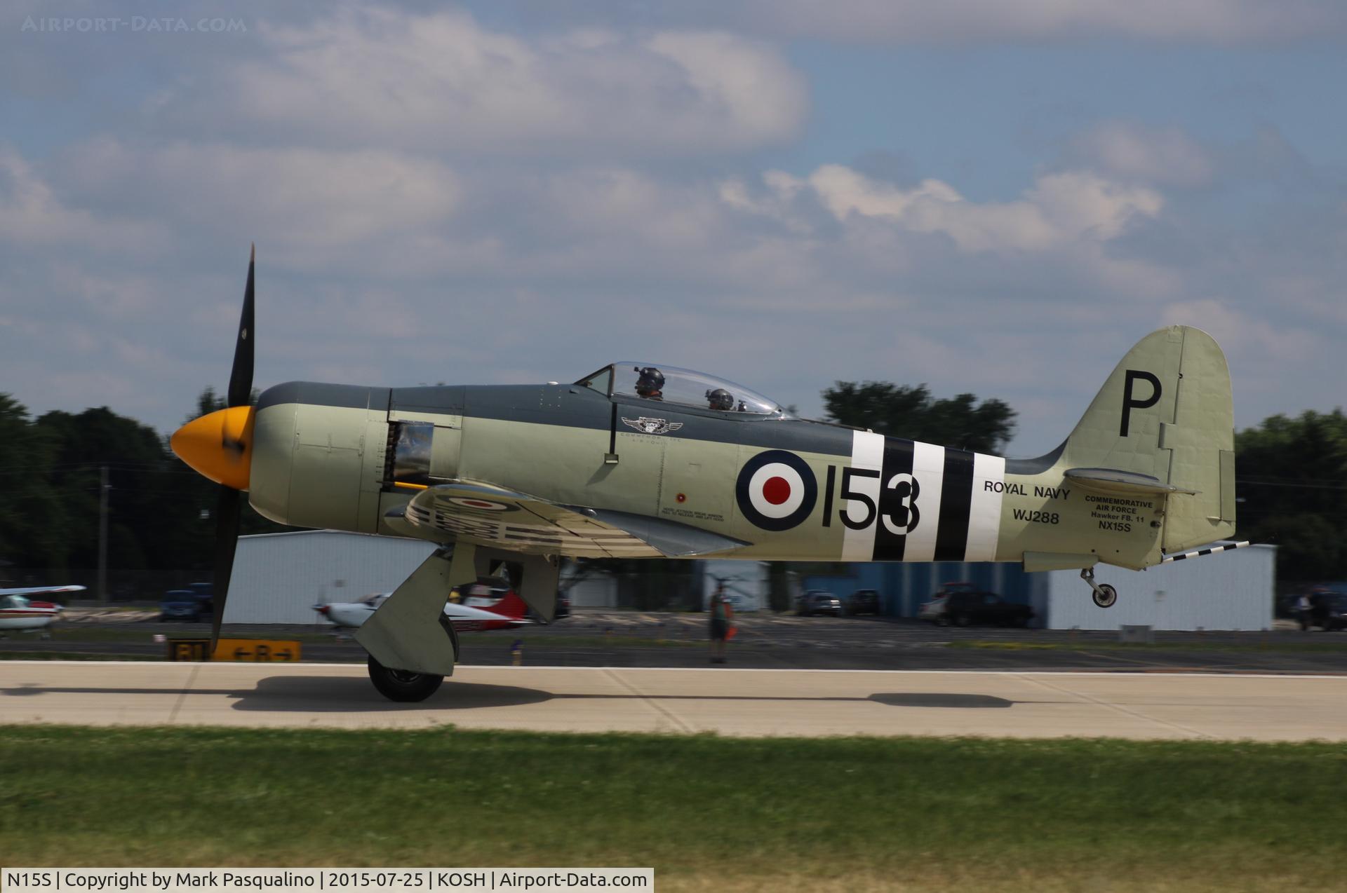 N15S, 1953 Hawker Sea Fury FB.11 C/N 41H/696792, Hawker Sea Fury FB.11