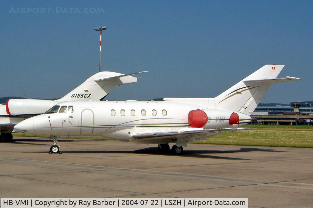HB-VMI, 1991 British Aerospace BAe.125 Series 800A C/N 258210, Hawker-Siddeley 125/800B [258210] Zurich~HB 22/07/2004