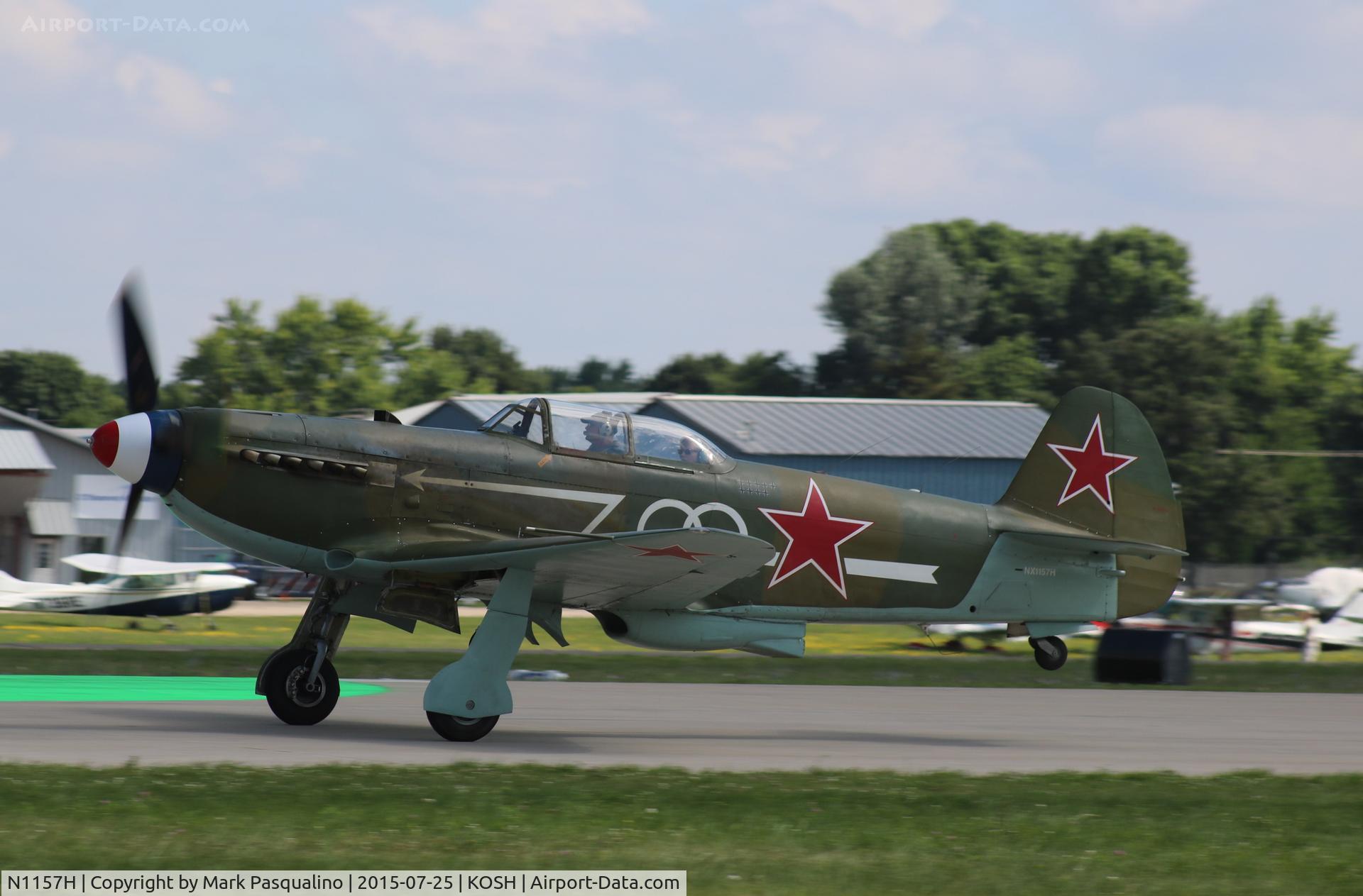 N1157H, 1994 Yakovlev Yak-9U-M C/N 0470402, Yak-9U-M