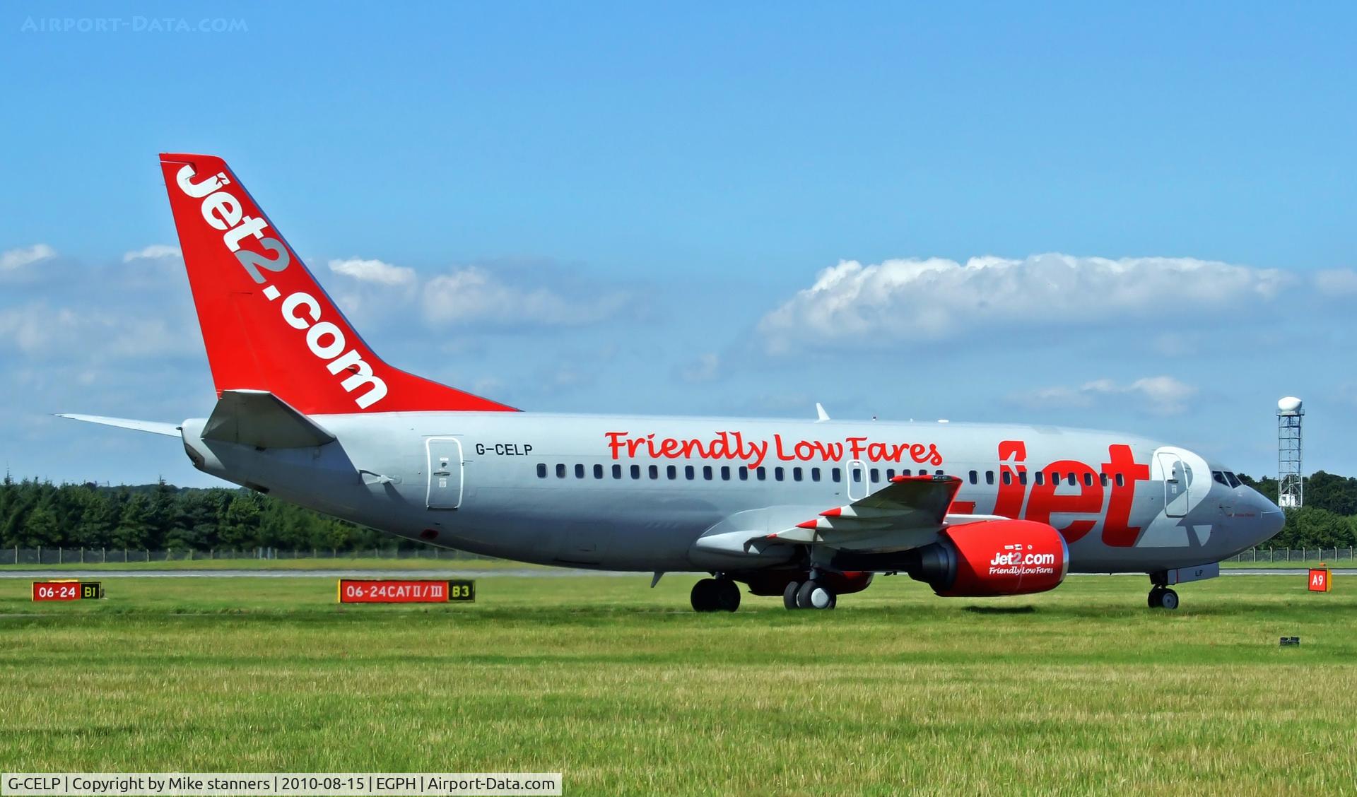 G-CELP, 1986 Boeing 737-330(QC) C/N 23522, EXS718 Arrives at EDI